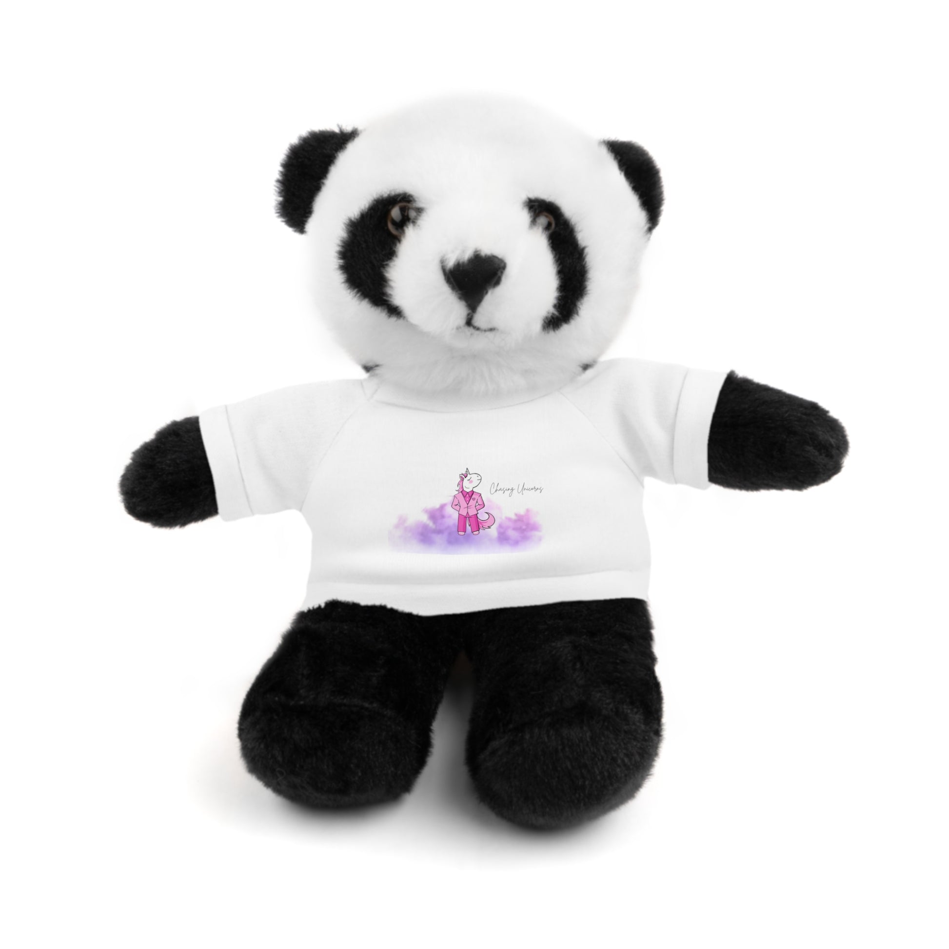 Adorable Stuffed Animals with Tee, Cuddly Bear Toy, Customizable Plush Toy, Fun Gift for Kids, Birthday Gift, Baby Shower Gift, Keepsake