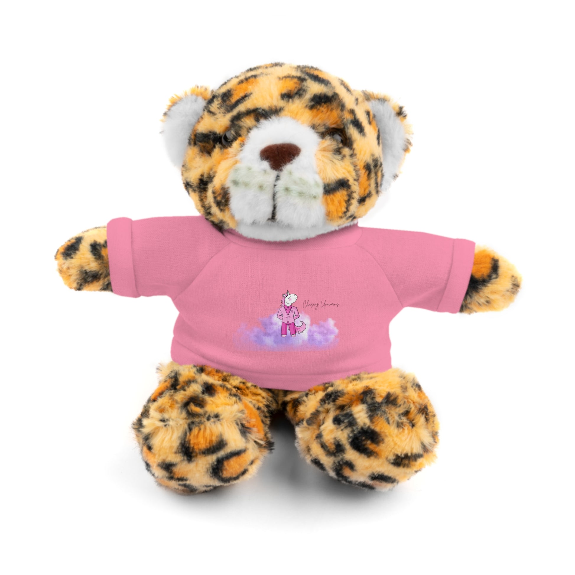Adorable Stuffed Animals with Tee, Cuddly Bear Toy, Customizable Plush Toy, Fun Gift for Kids, Birthday Gift, Baby Shower Gift, Keepsake
