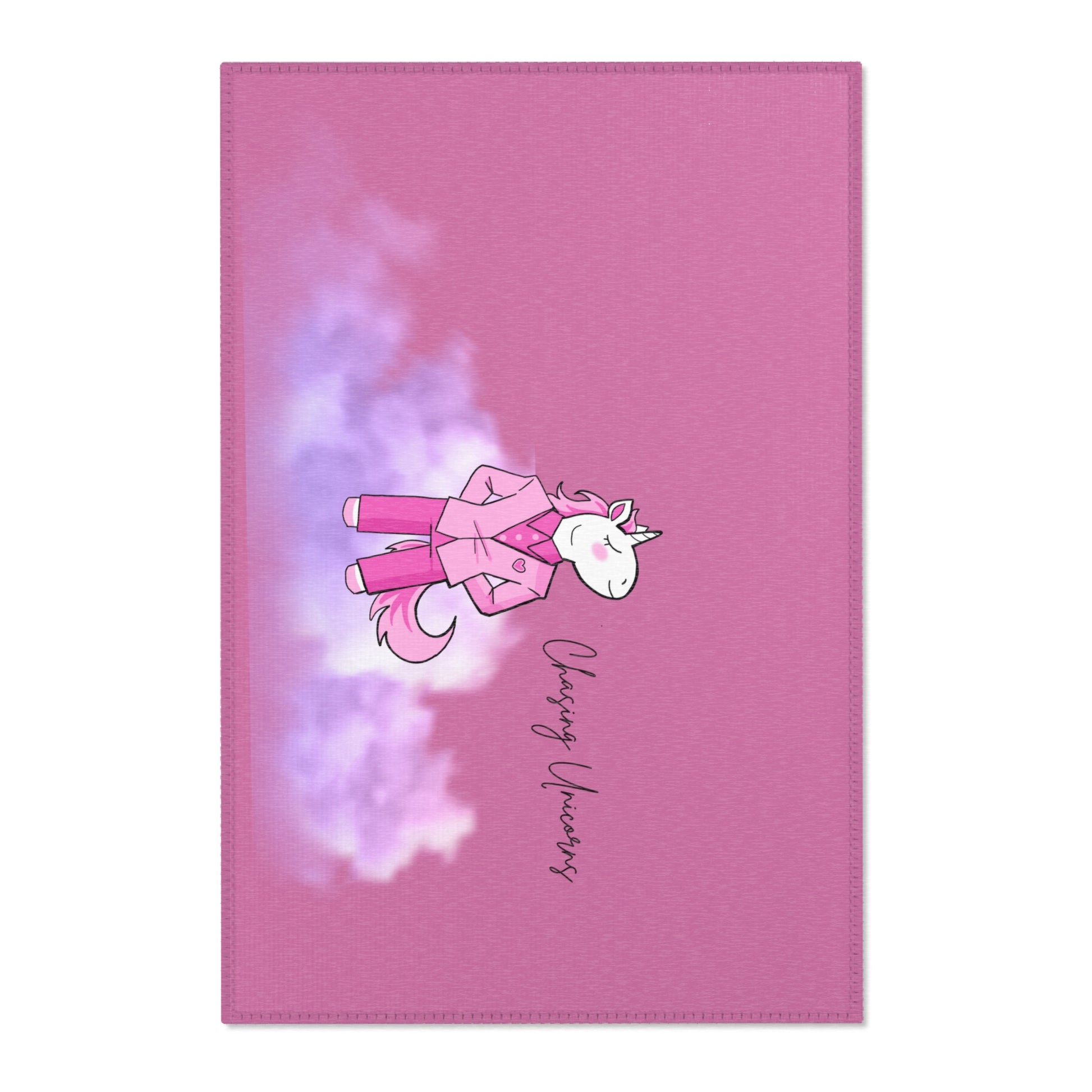 Whimsical Unicorn Area Rug, Kids Room Decor, Playroom Accessory, Unique Home Accents, Birthday Gift