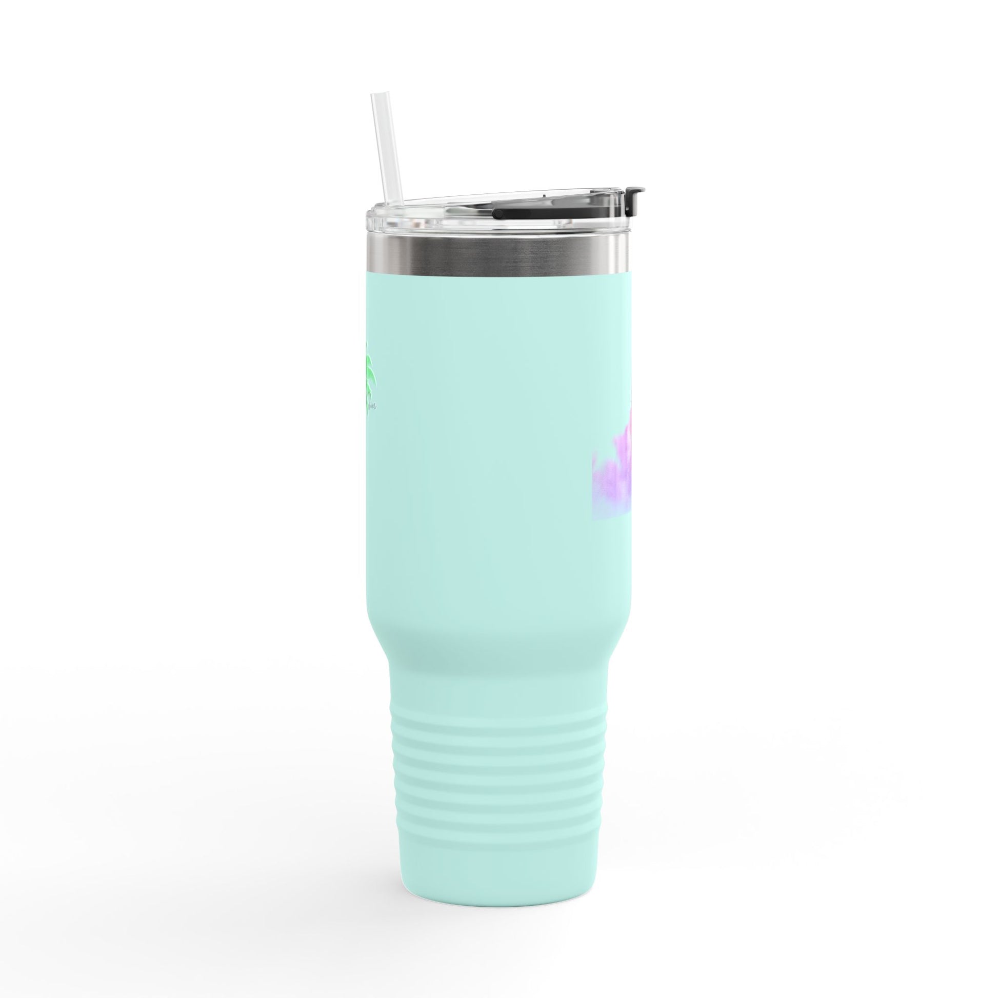 Charming Insulated Travel Mug, 40oz – Perfect for Coffee Lovers, Road Trips, Travel, Gift for Friends, Stylish Drinkware