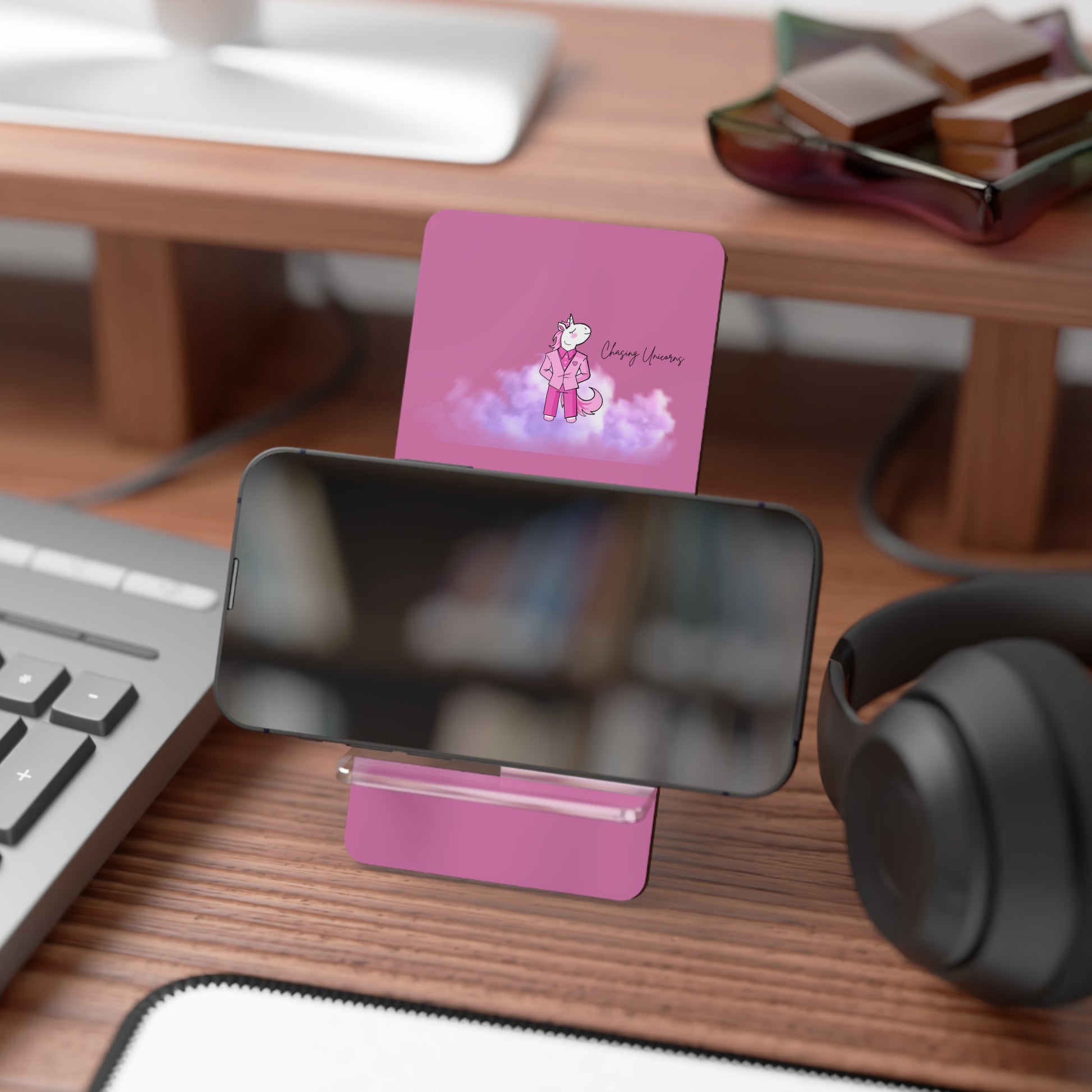 Cute Unicorn Mobile Phone Stand, Desk Organizer, Phone Holder, Gift for Kids, Study Supplies, Unique Decor