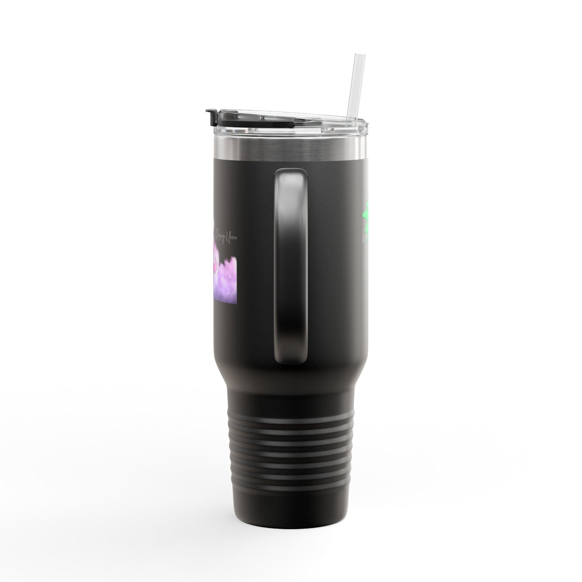 Charming Insulated Travel Mug, 40oz – Perfect for Coffee Lovers, Road Trips, Travel, Gift for Friends, Stylish Drinkware