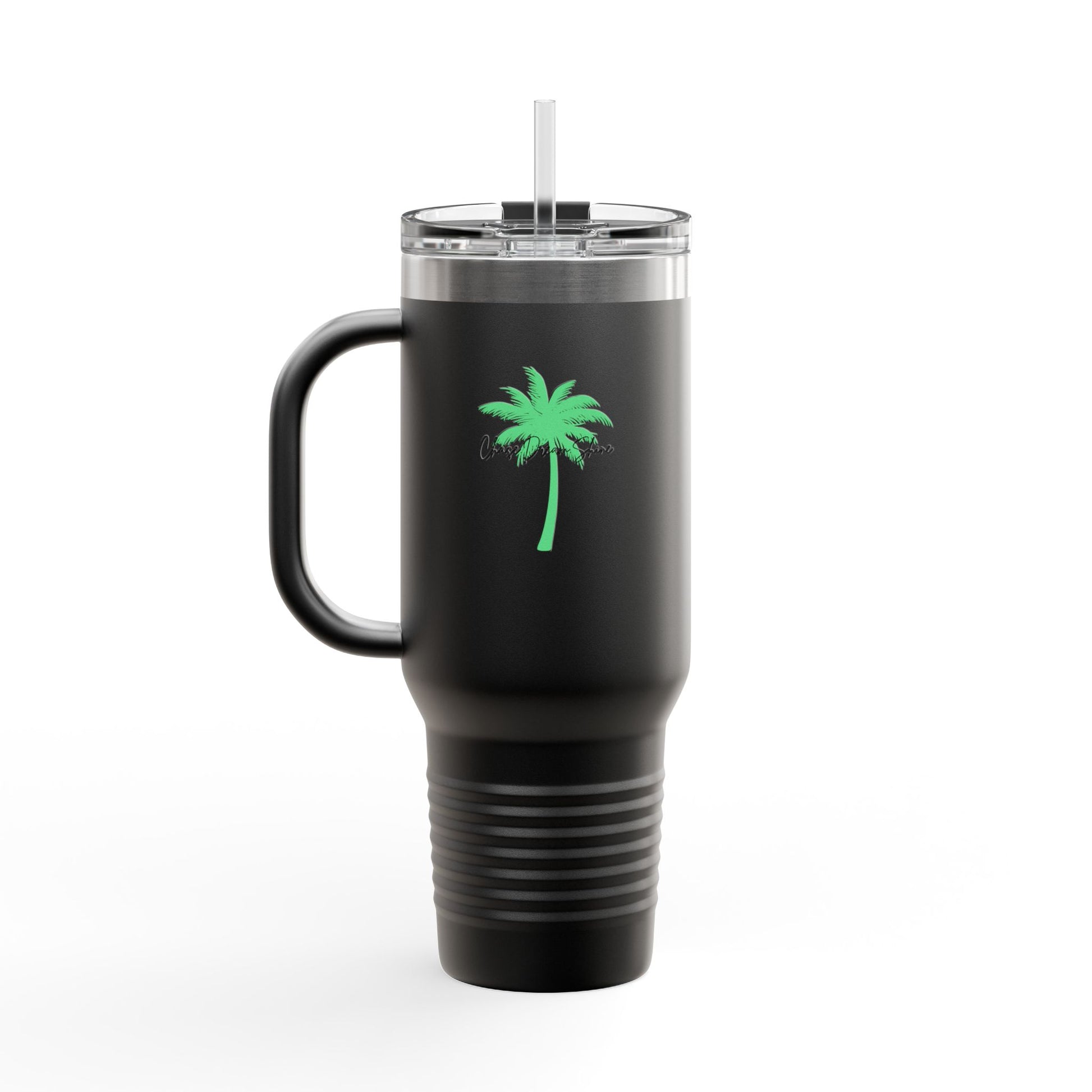 Charming Insulated Travel Mug, 40oz – Perfect for Coffee Lovers, Road Trips, Travel, Gift for Friends, Stylish Drinkware