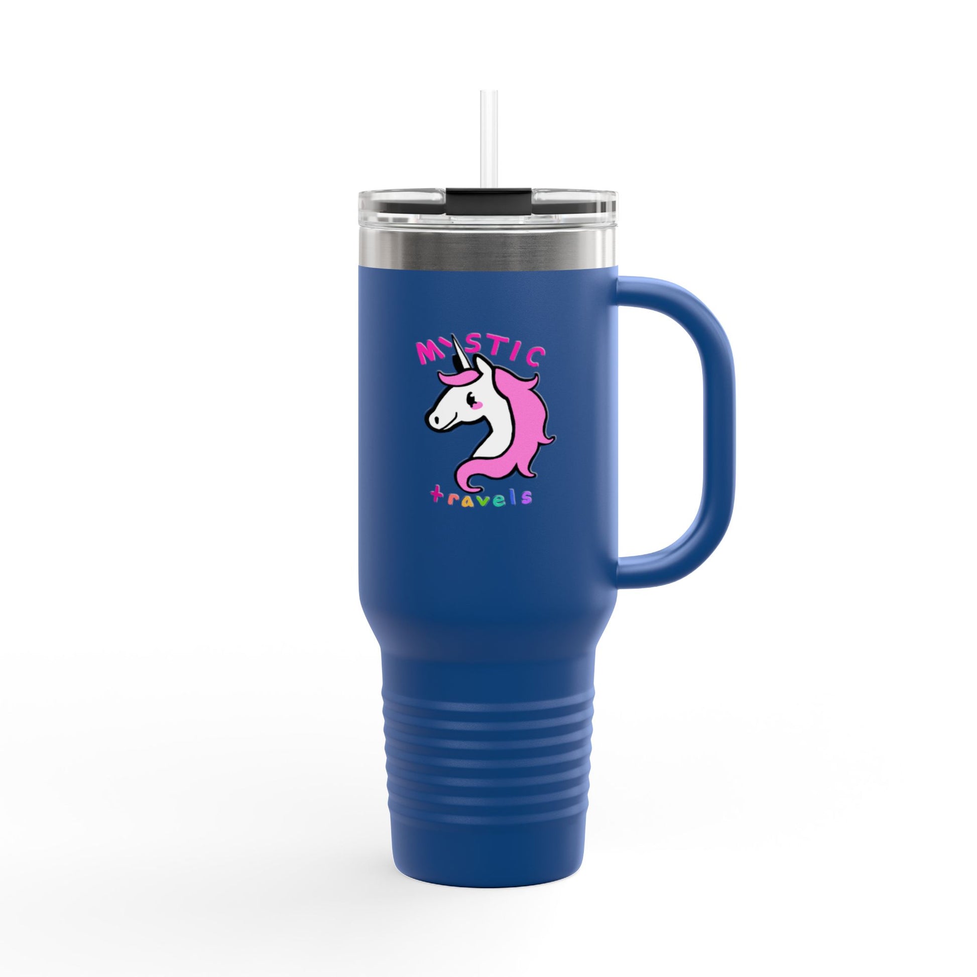 Whimsical Unicorn Insulated Travel Mug | 40oz Tumbler for Adventurers, Perfect Gift for Travelers, Unique Unicorn Mug, Cute Drinkware
