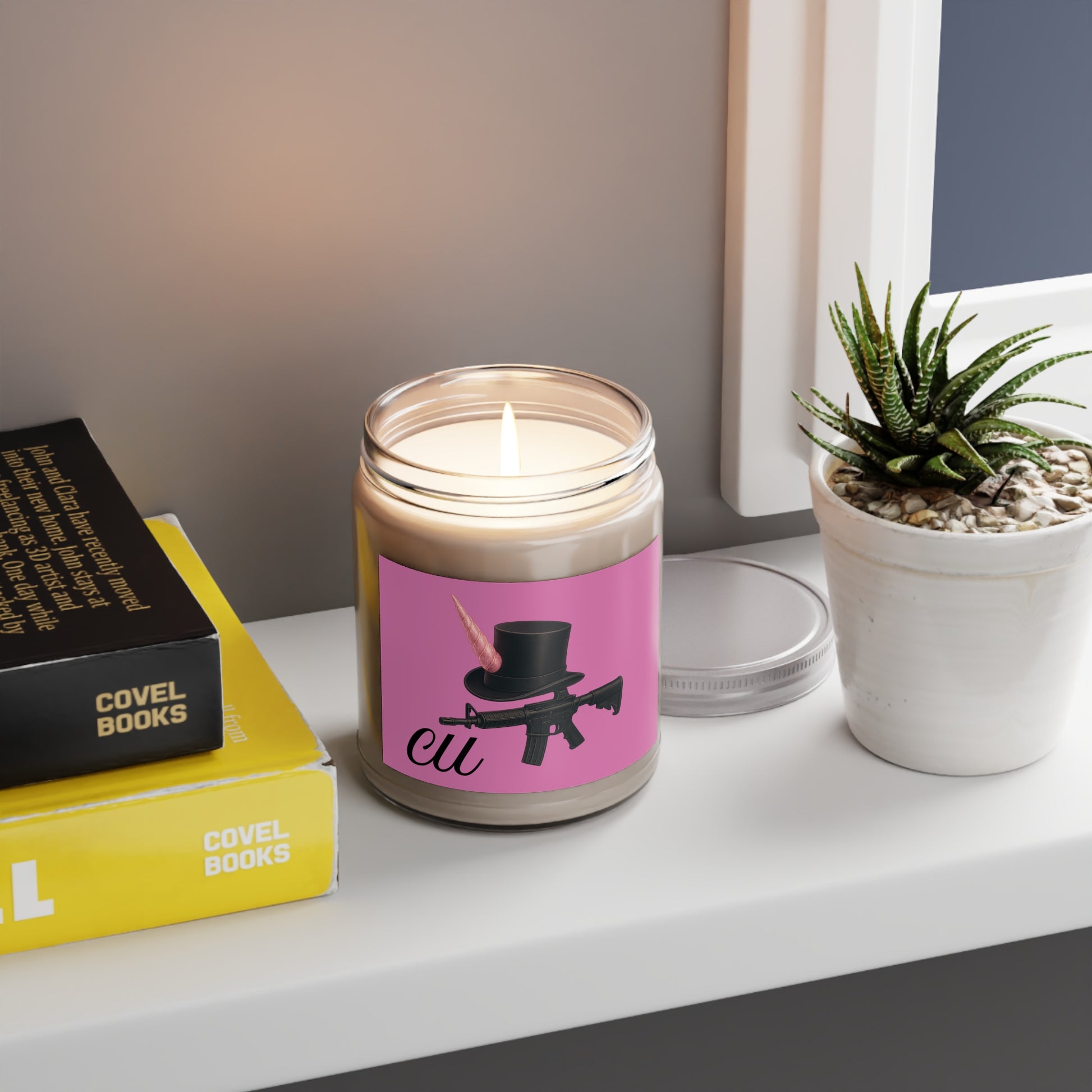 Whimsical Unicorn-Inspired Scented Candle, Fun Home Décor, Gift for Friends, Unique Party Favor, Relaxation and Celebrations