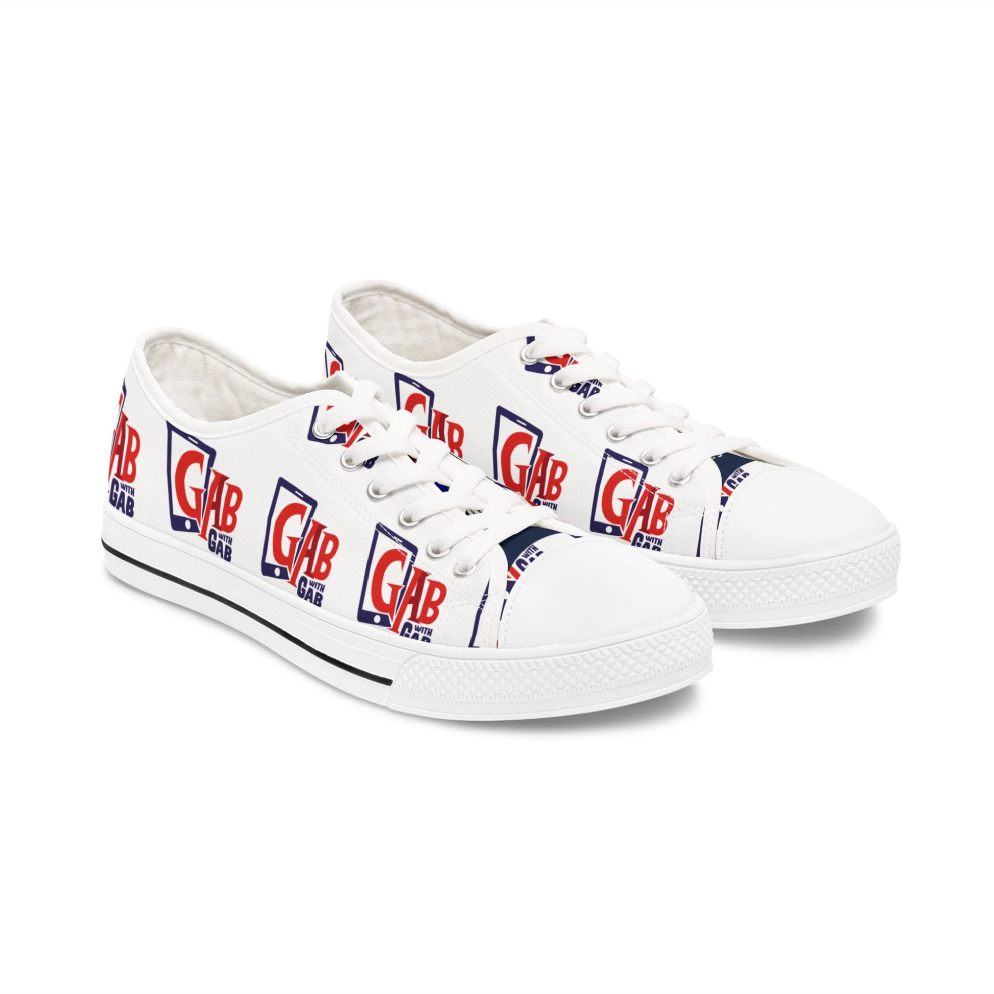Custom Women's Low Top Sneakers - Trendy Casual Footwear, Stylish Sneakers, Personalized Skate Shoes, Unique Gifts, Everyday Comfort