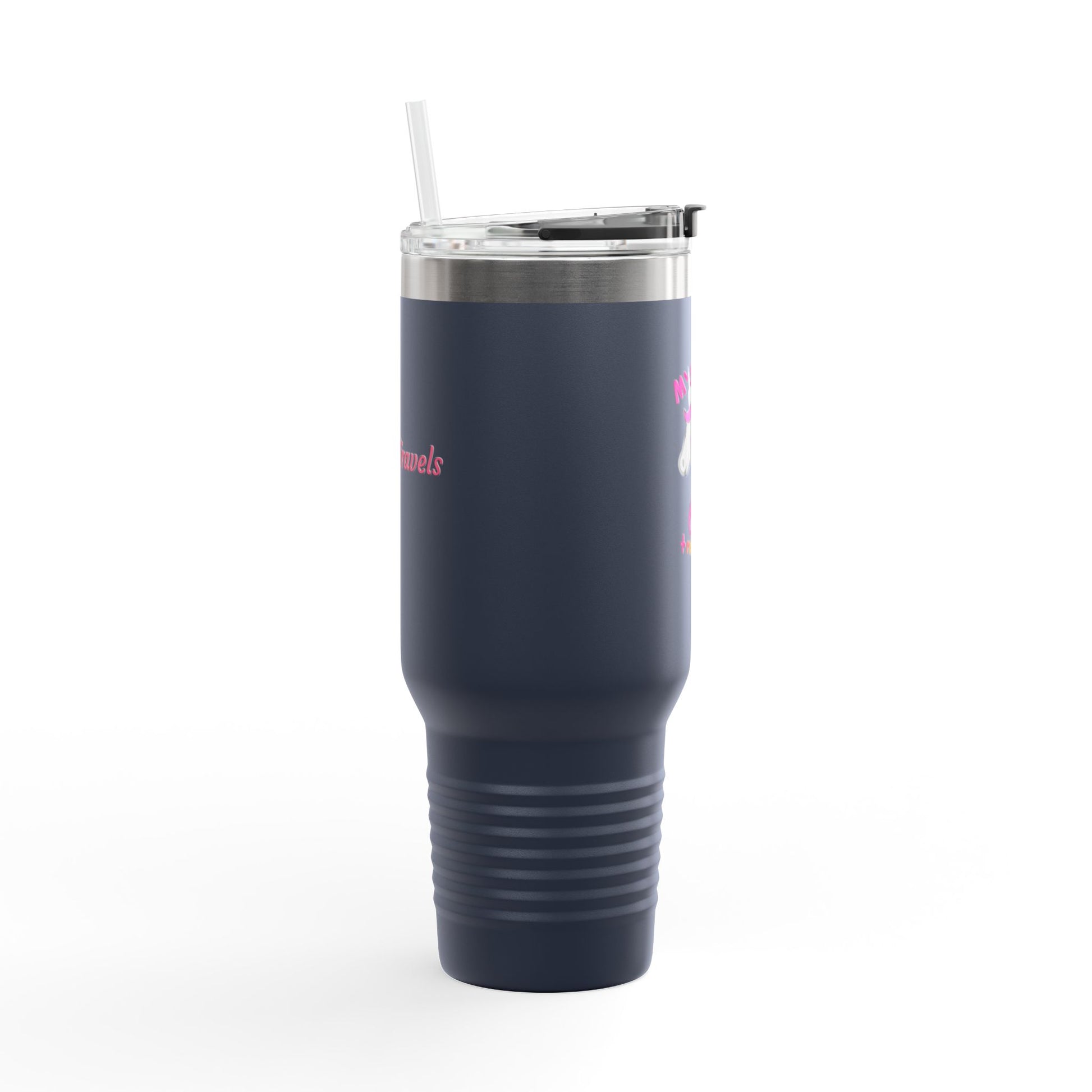 Whimsical Unicorn Insulated Travel Mug | 40oz Tumbler for Adventurers, Perfect Gift for Travelers, Unique Unicorn Mug, Cute Drinkware