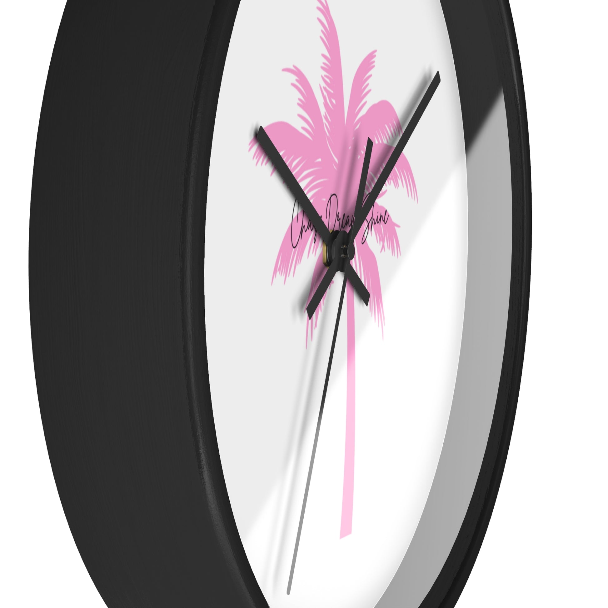 Tropical Palm Wall Clock, Modern Decor, Summer Vibe, Gift for Beach Lovers, Home Accent, Relaxing Atmosphere