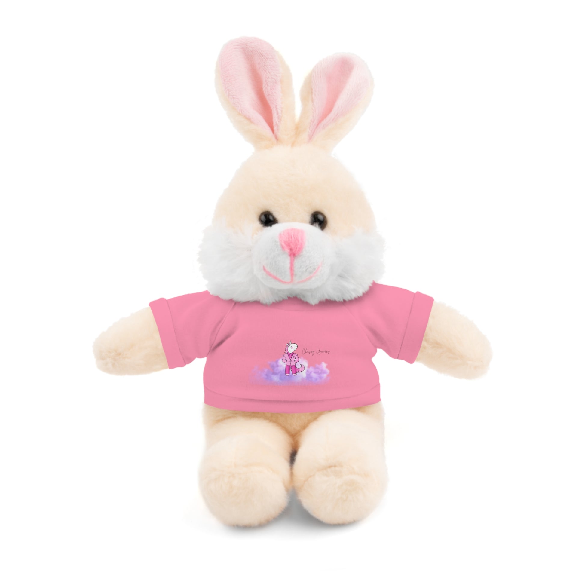 Adorable Stuffed Animals with Tee, Cuddly Bear Toy, Customizable Plush Toy, Fun Gift for Kids, Birthday Gift, Baby Shower Gift, Keepsake