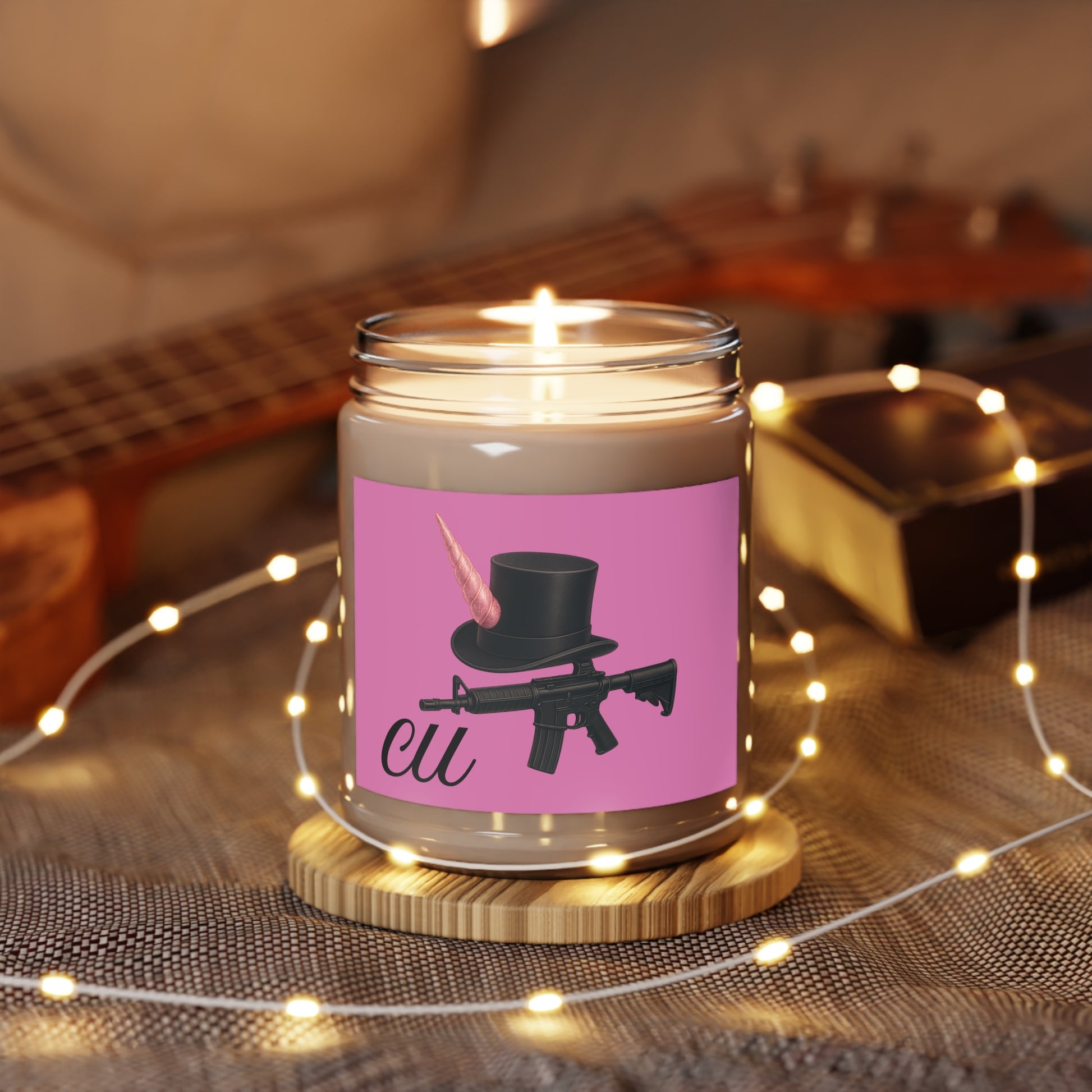 Whimsical Unicorn-Inspired Scented Candle, Fun Home Décor, Gift for Friends, Unique Party Favor, Relaxation and Celebrations
