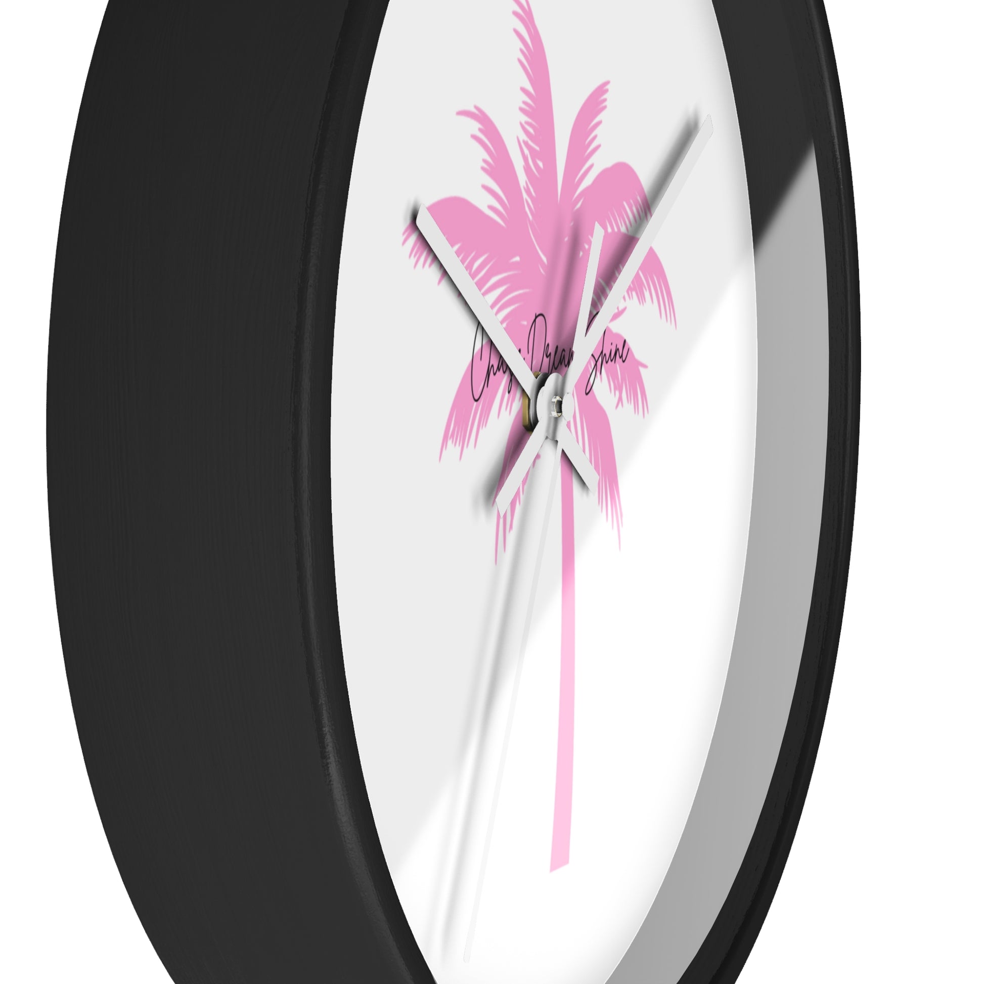 Tropical Palm Wall Clock, Modern Decor, Summer Vibe, Gift for Beach Lovers, Home Accent, Relaxing Atmosphere