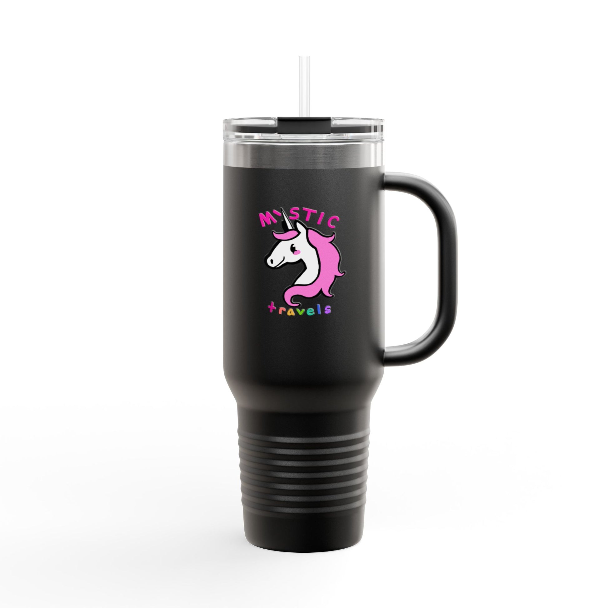 Whimsical Unicorn Insulated Travel Mug | 40oz Tumbler for Adventurers, Perfect Gift for Travelers, Unique Unicorn Mug, Cute Drinkware