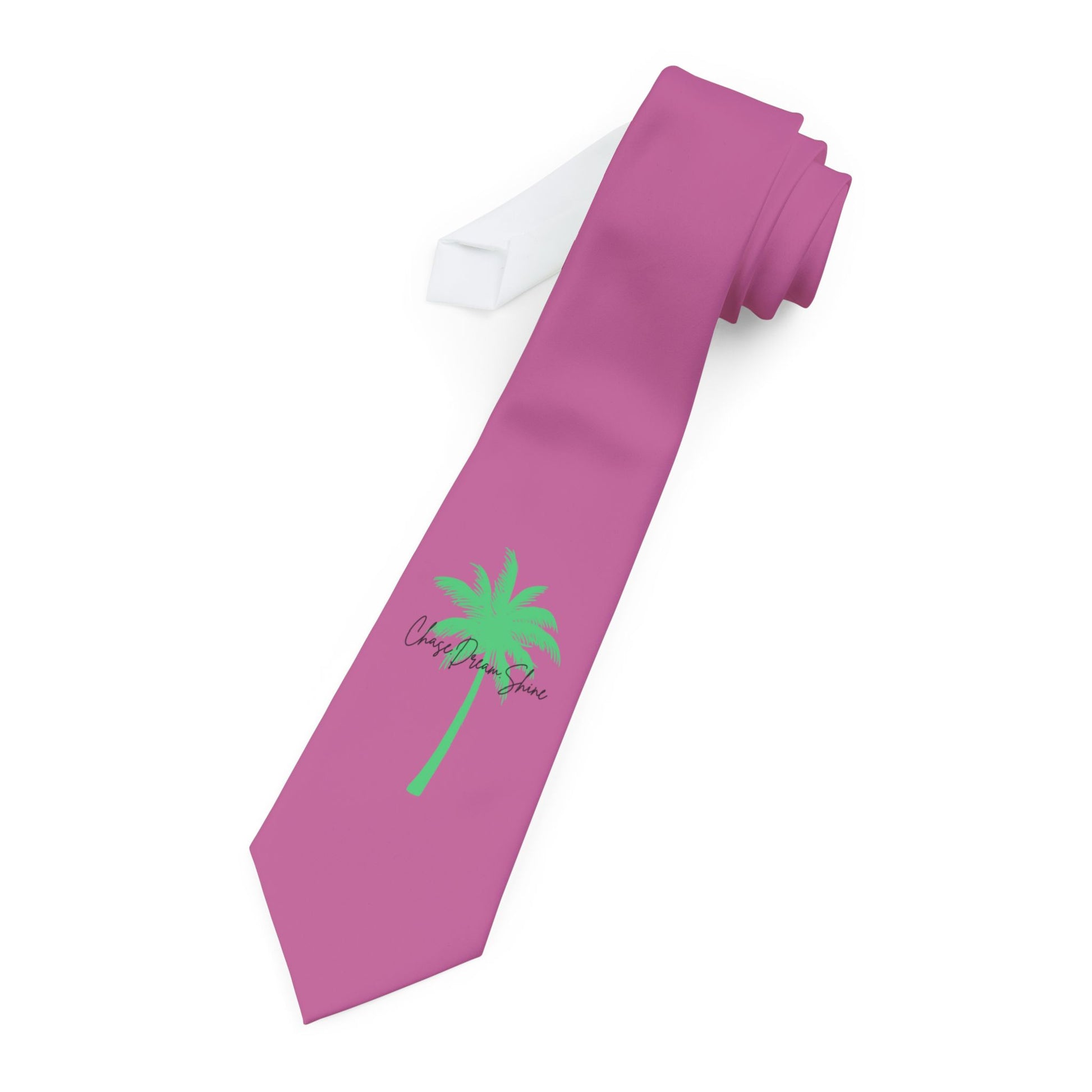 Tropical Necktie with Palm Tree Design, Summer Wedding Attire, Gift for Him, Fun Accessories, Vacation Tie, Beach Themed Fashion
