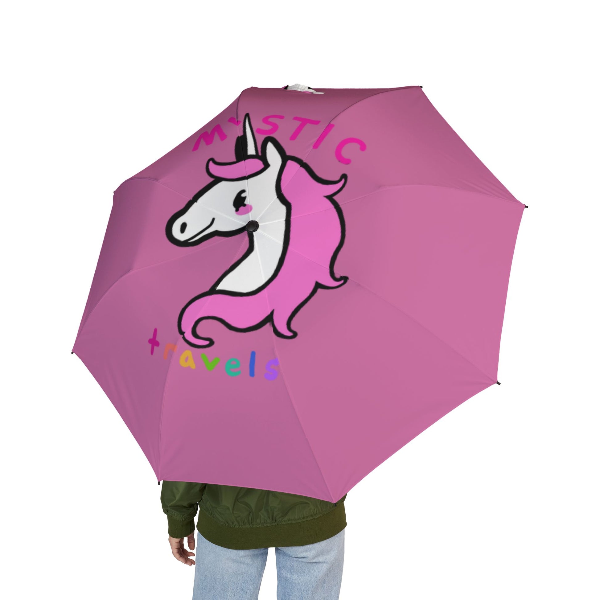 Magical Unicorn Umbrella, Cute Gift for Unicorn Lovers, Fantasy Novelty Umbrella, Kids Rain Gear, Fun Outdoor Accessory