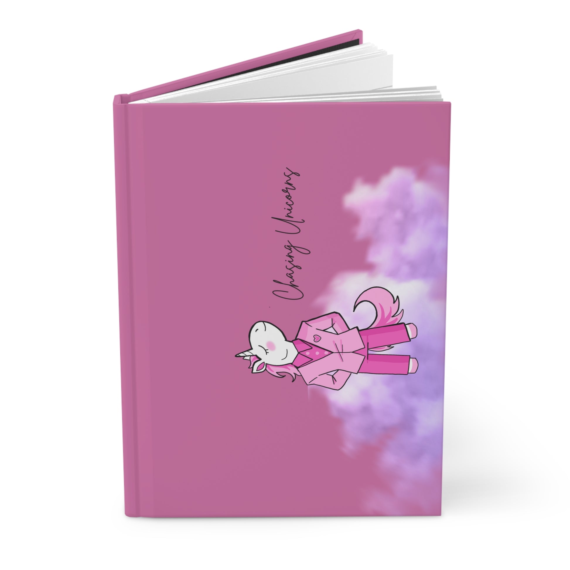Whimsical Hardcover Journal, Cute Unicorn & Palm Tree Design, Perfect Gift for Teens, Journaling, Planning, and Note-taking