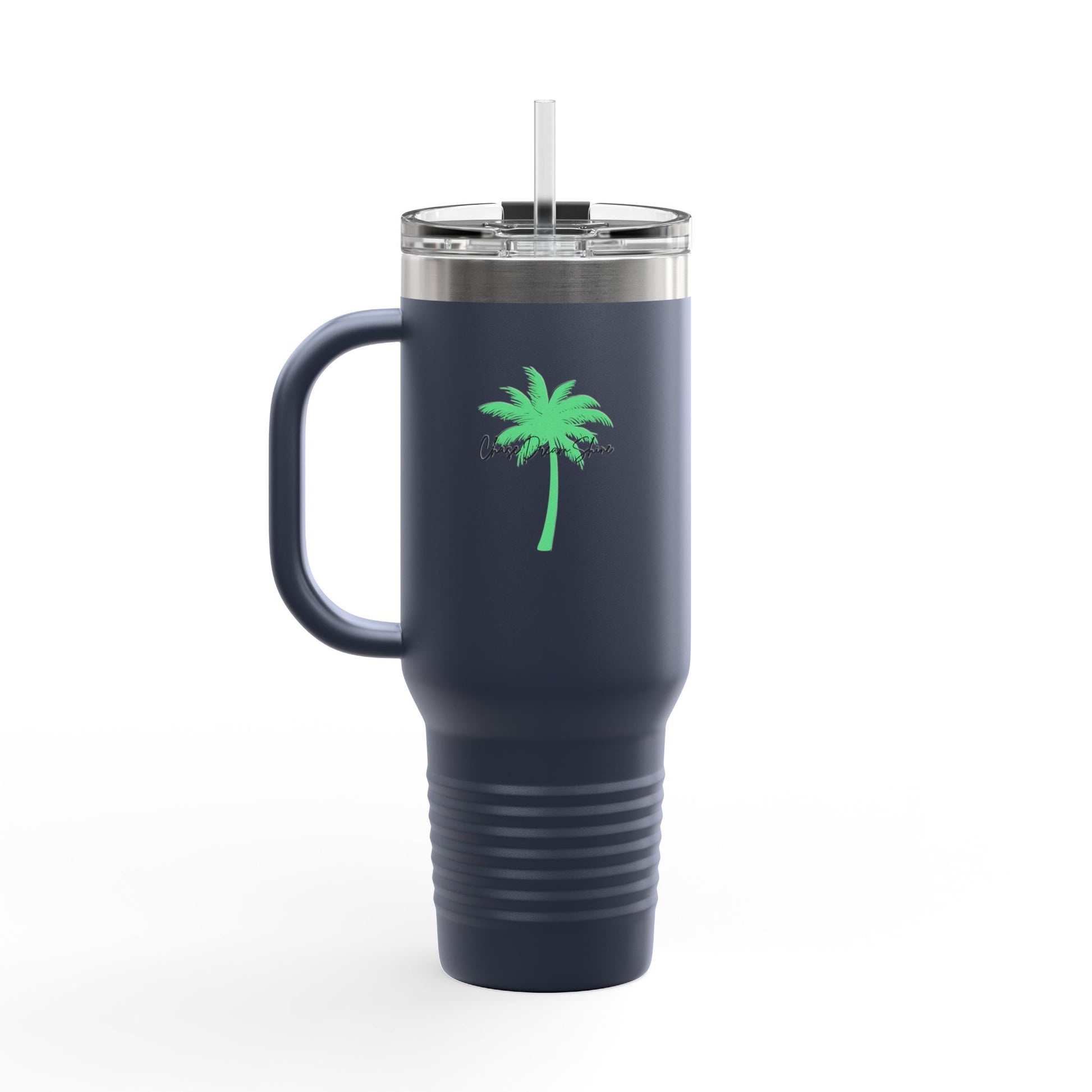 Charming Insulated Travel Mug, 40oz – Perfect for Coffee Lovers, Road Trips, Travel, Gift for Friends, Stylish Drinkware
