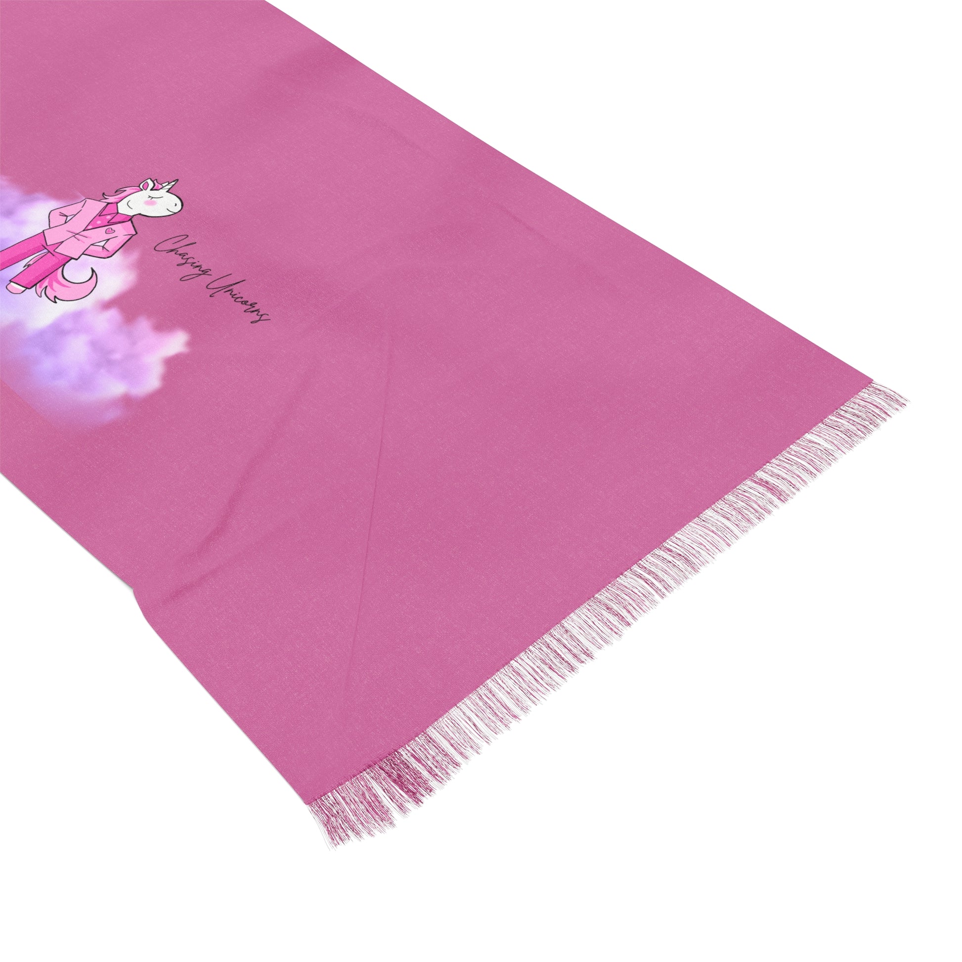 Charming Light Scarf with Cute Bear Design, Cozy Wrap for Spring, Summer, or Fall, Gift for Friends, Casual Accessory, Cloud Theme