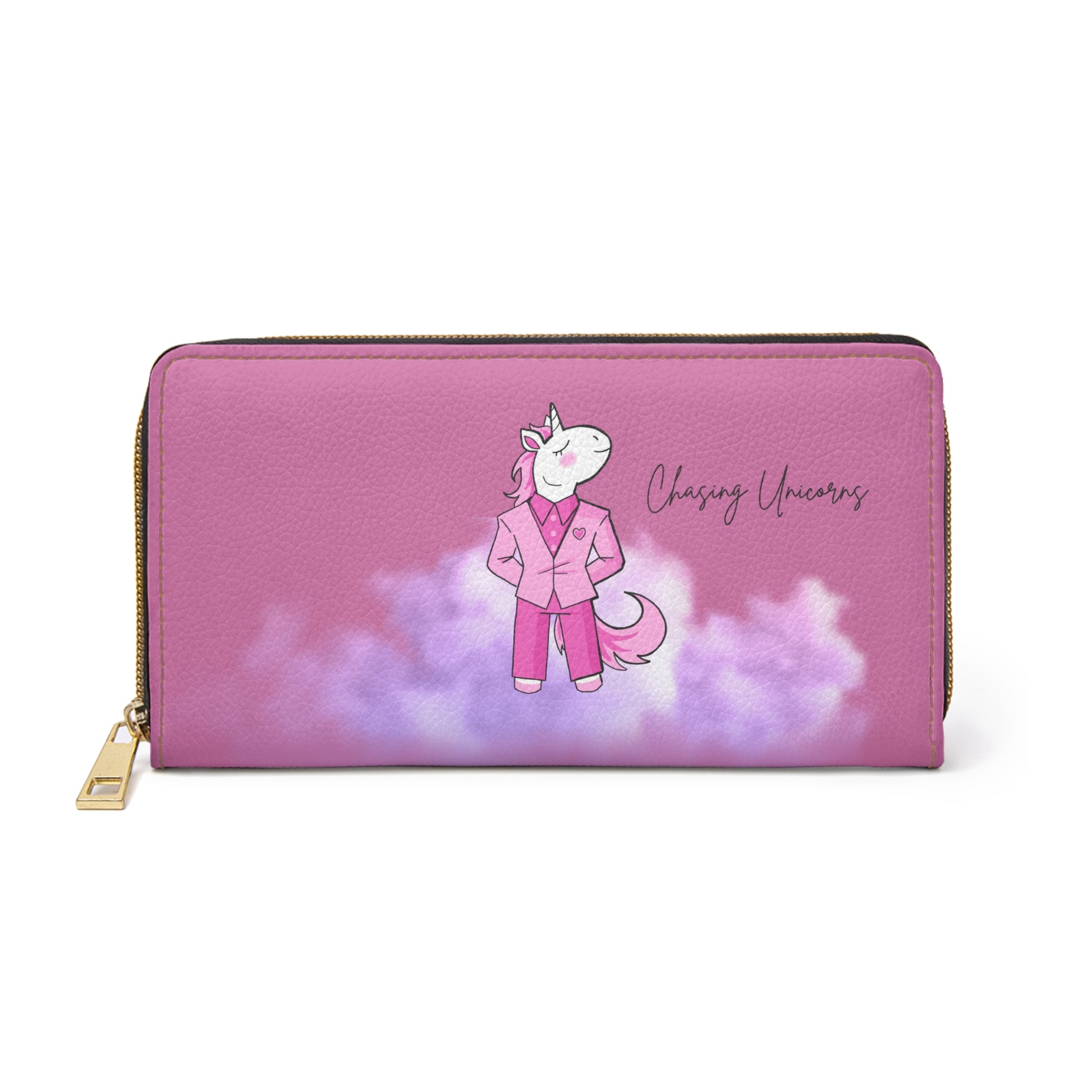 Unicorn Zipper Wallet - Change Unicorns, Cute Gift for Kids, Stylish Wallet for Teens, Fun Accessory for Birthdays, Pastel Color