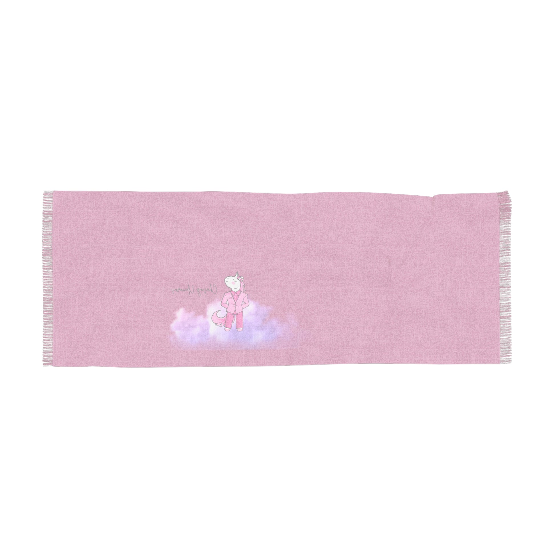Charming Light Scarf with Cute Bear Design, Cozy Wrap for Spring, Summer, or Fall, Gift for Friends, Casual Accessory, Cloud Theme