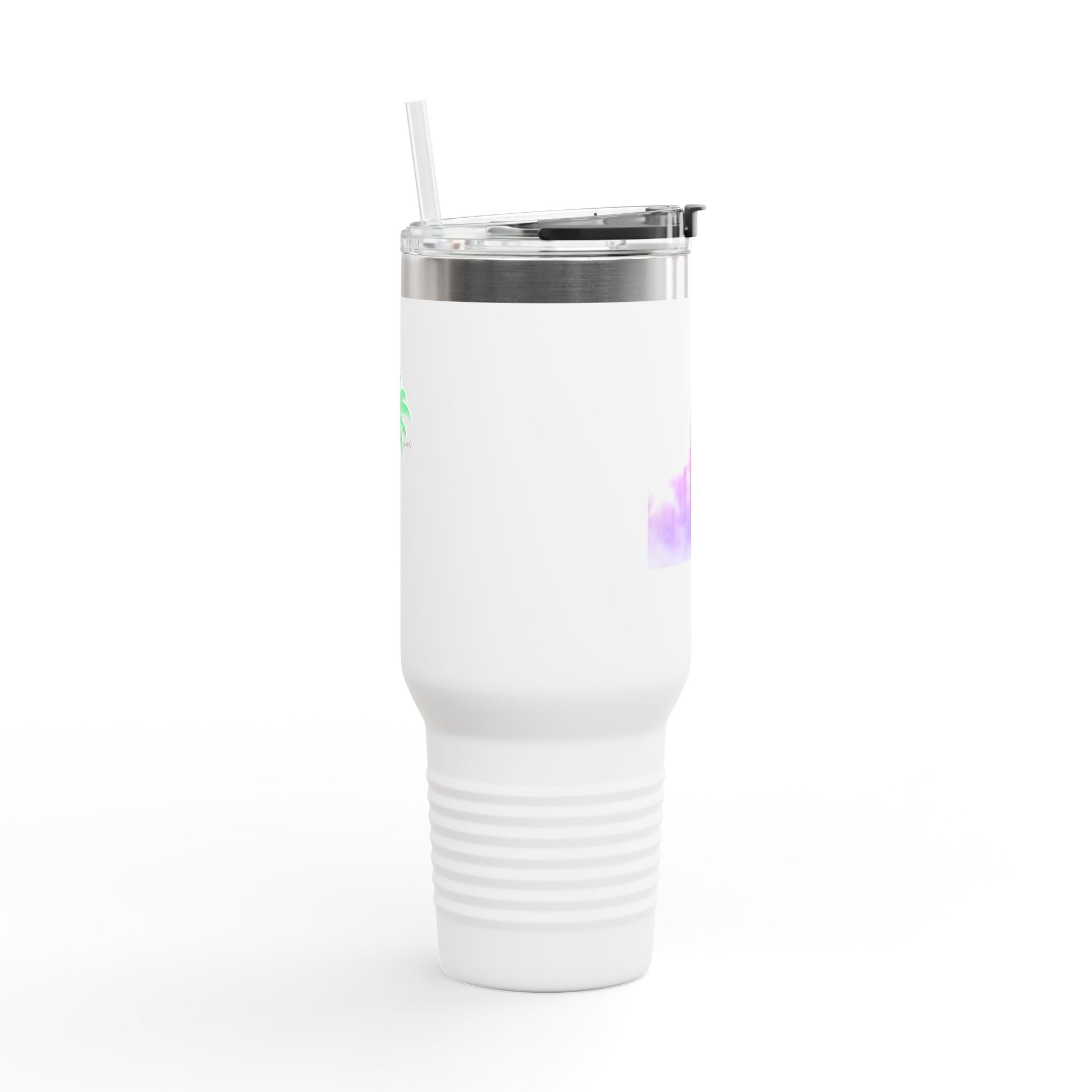 Charming Insulated Travel Mug, 40oz – Perfect for Coffee Lovers, Road Trips, Travel, Gift for Friends, Stylish Drinkware