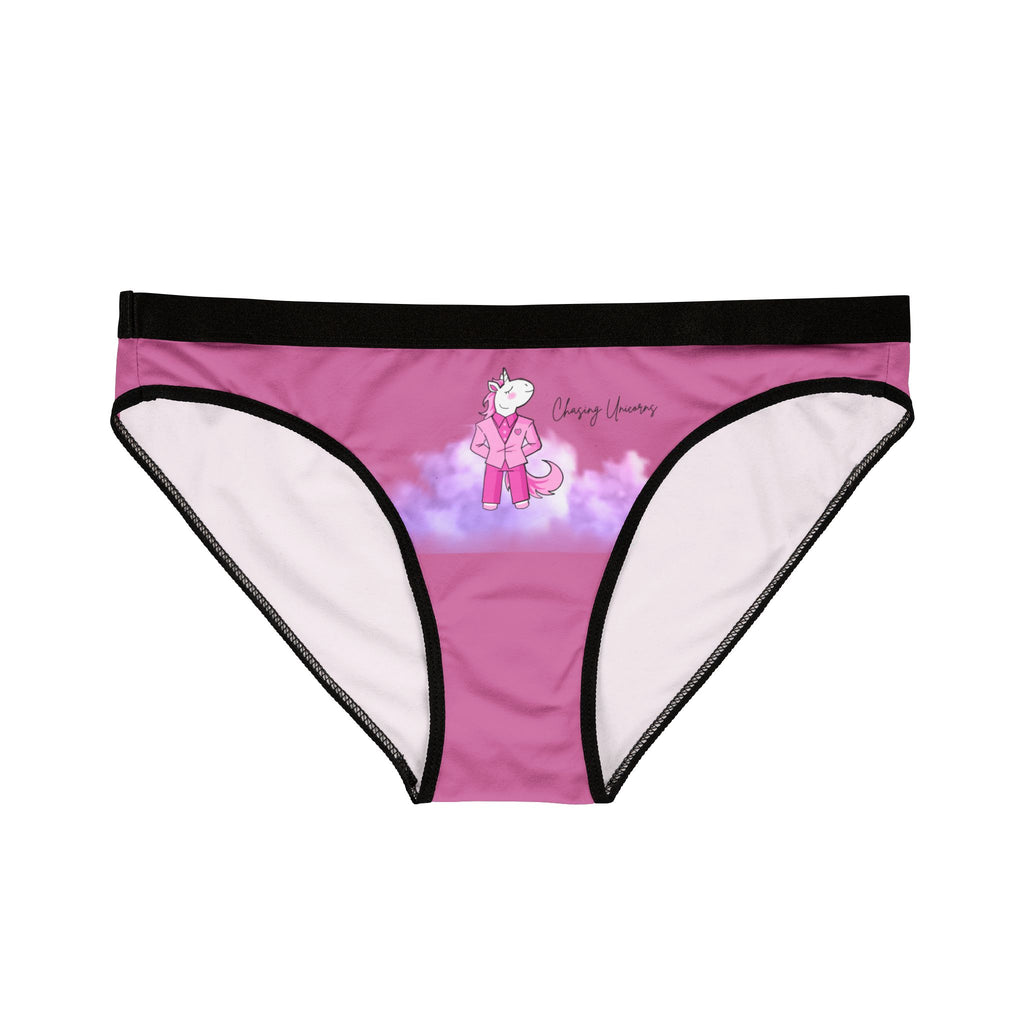 Women's Underwear with Fun Designs - Pink Unicorn and Palm Tree, Comfortable and Playful, Ideal for Gift-Giving, Everyday Wear