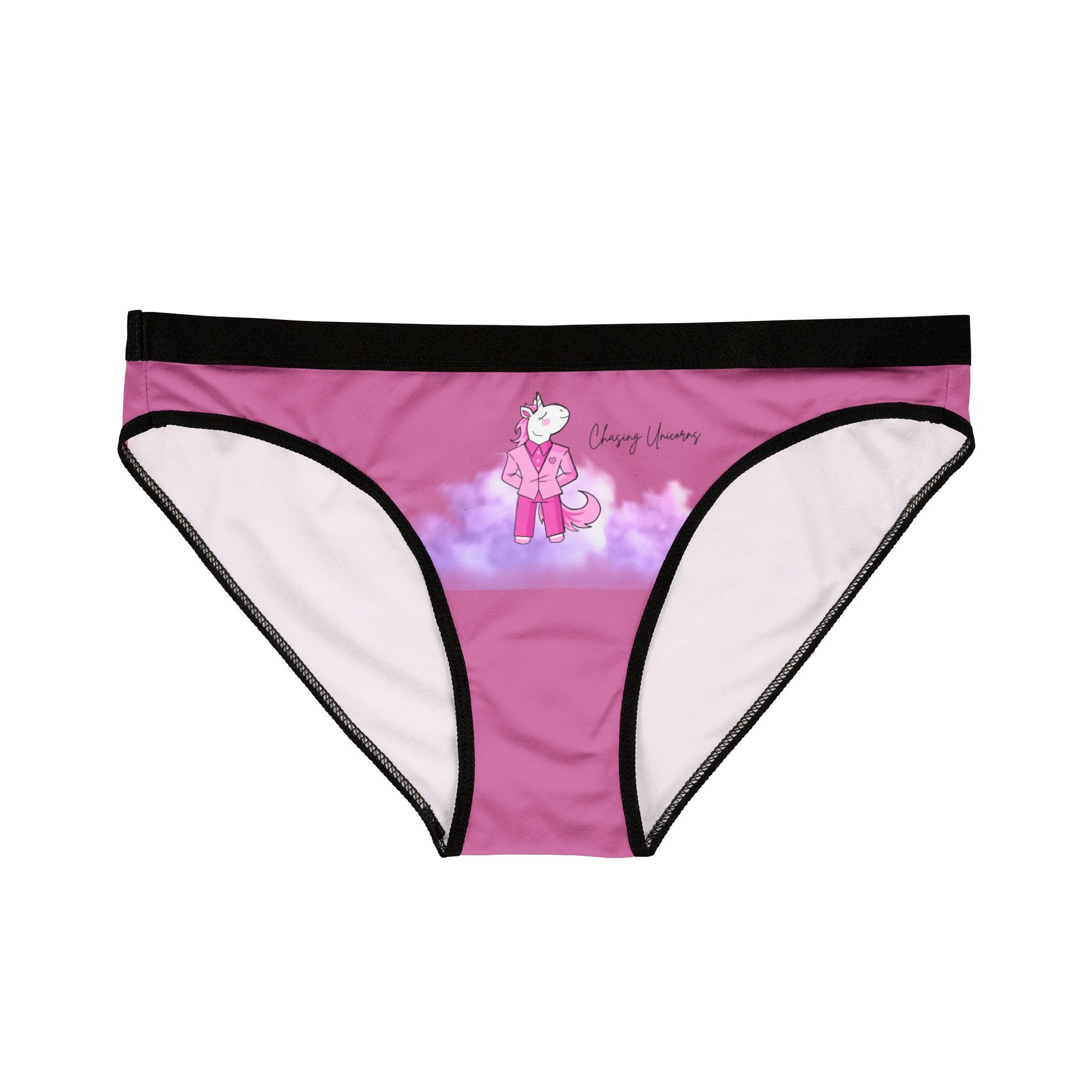 Women's Underwear with Fun Designs - Pink Unicorn and Palm Tree, Comfortable and Playful, Ideal for Gift-Giving, Everyday Wear