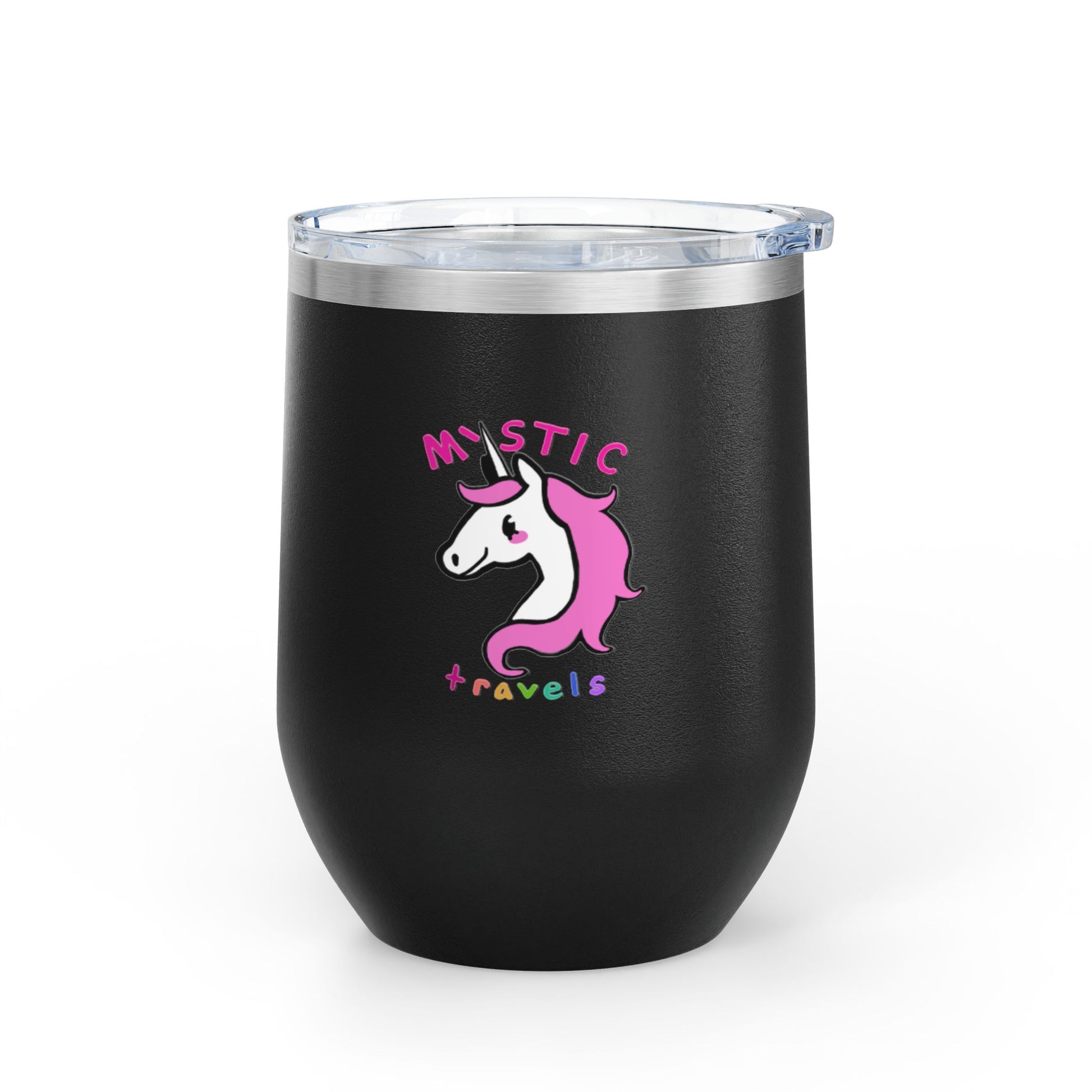 Mystic Unicorn Wine Tumbler, Magical Drinkware for Celebration, Cute Gift for Wine Lovers, Adventure Companion, Unique Party Favor