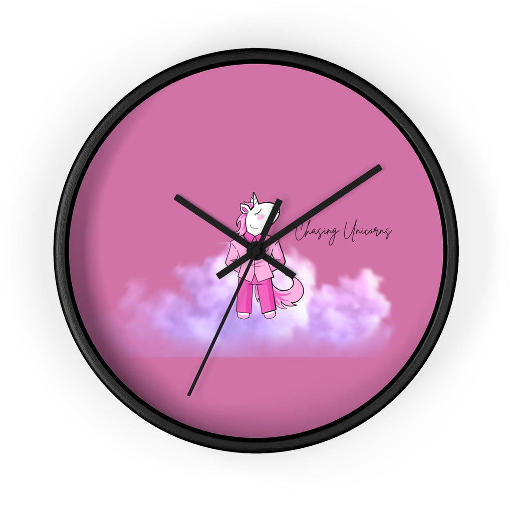 Whimsical Unicorn Wall Clock - Kids Room Decor, Unique Gift, Playful Timepiece, Chasing Unicorns Theme, Magical Wall Art