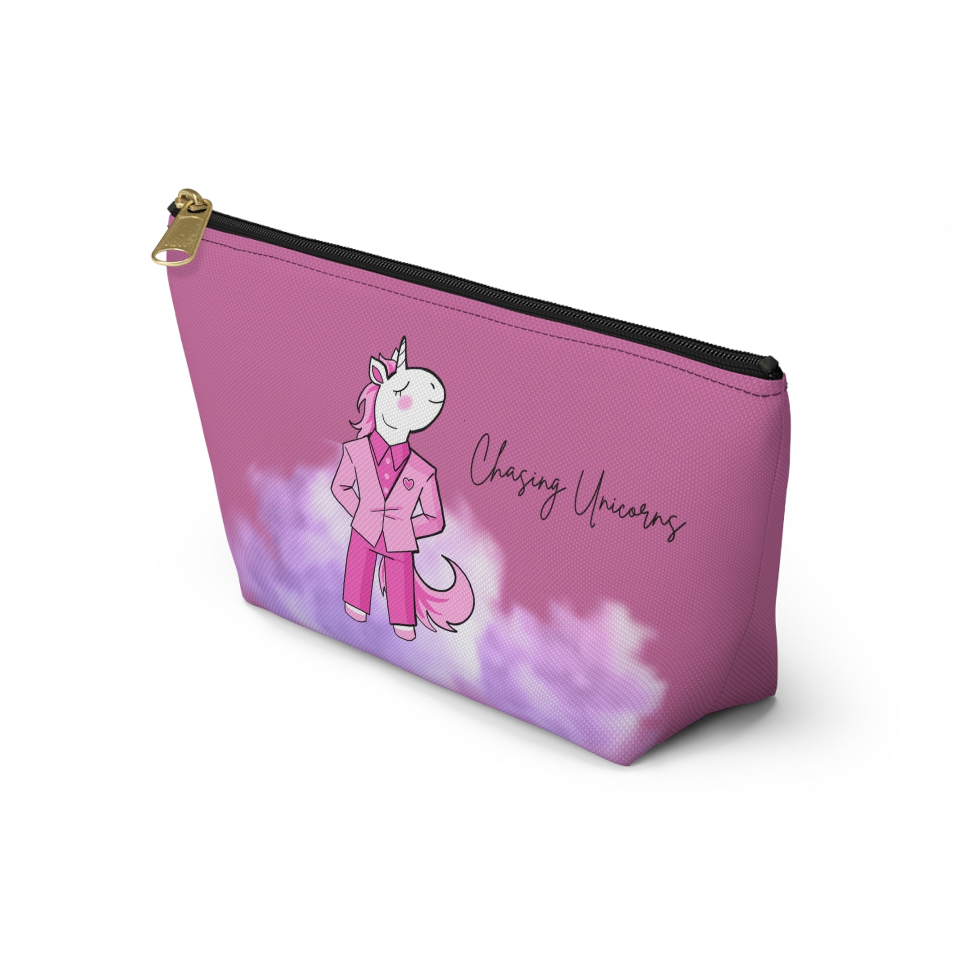 Chic Accessory Pouch, Trendy Makeup Bag, Travel Organizer, Cute Gift for Her, Fun Unicorn Design, Beach Vibe Essentials