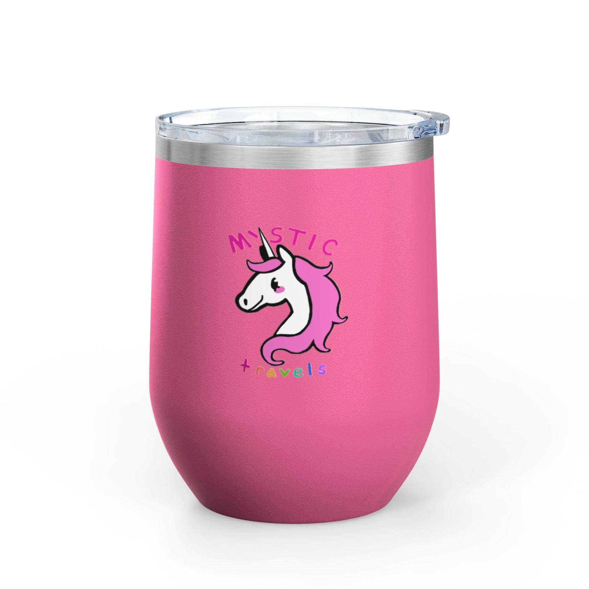 Mystic Unicorn Wine Tumbler, Magical Drinkware for Celebration, Cute Gift for Wine Lovers, Adventure Companion, Unique Party Favor