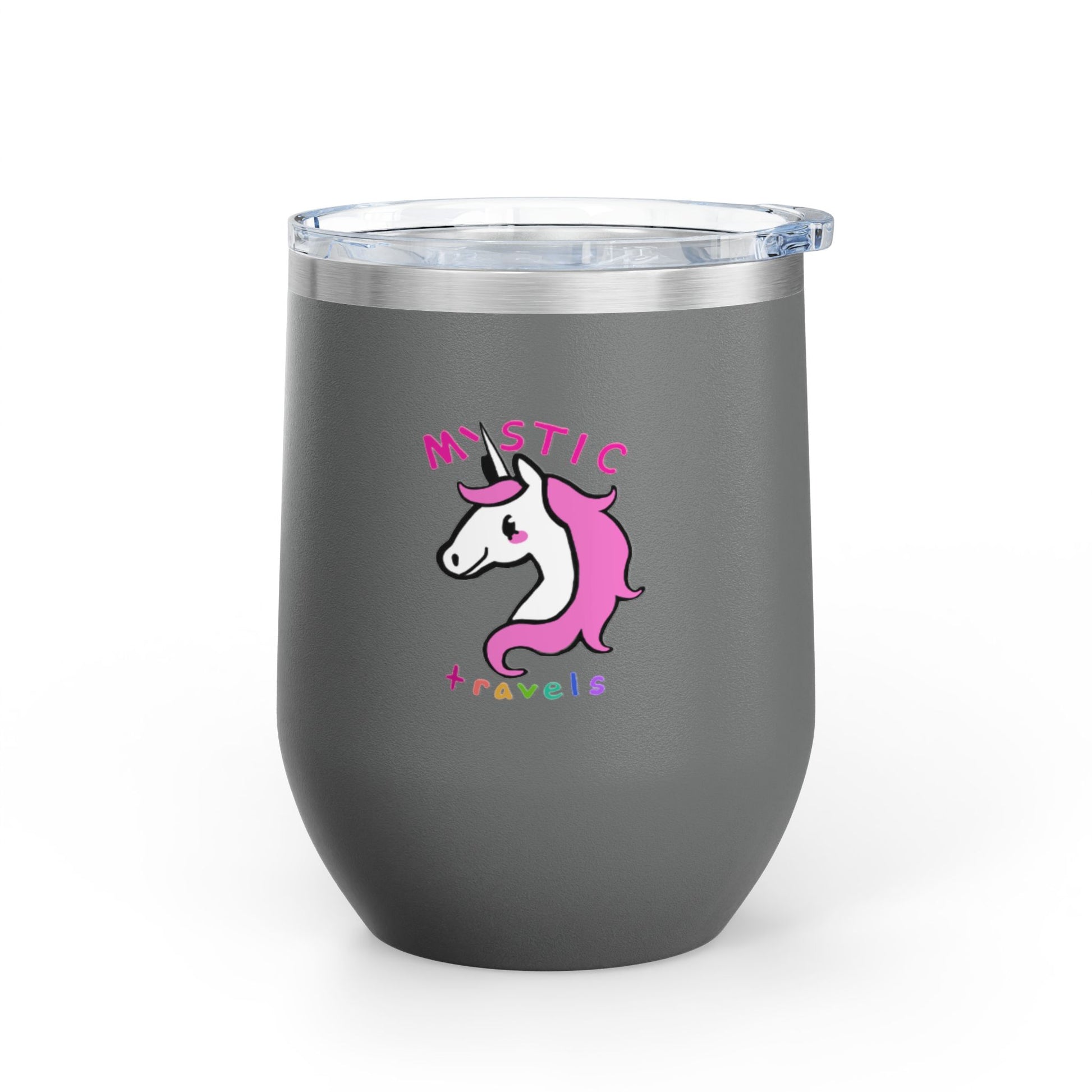 Mystic Unicorn Wine Tumbler, Magical Drinkware for Celebration, Cute Gift for Wine Lovers, Adventure Companion, Unique Party Favor