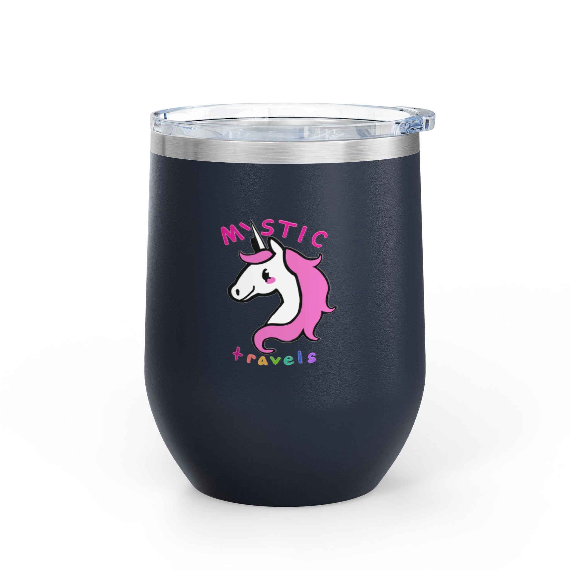 Mystic Unicorn Wine Tumbler, Magical Drinkware for Celebration, Cute Gift for Wine Lovers, Adventure Companion, Unique Party Favor
