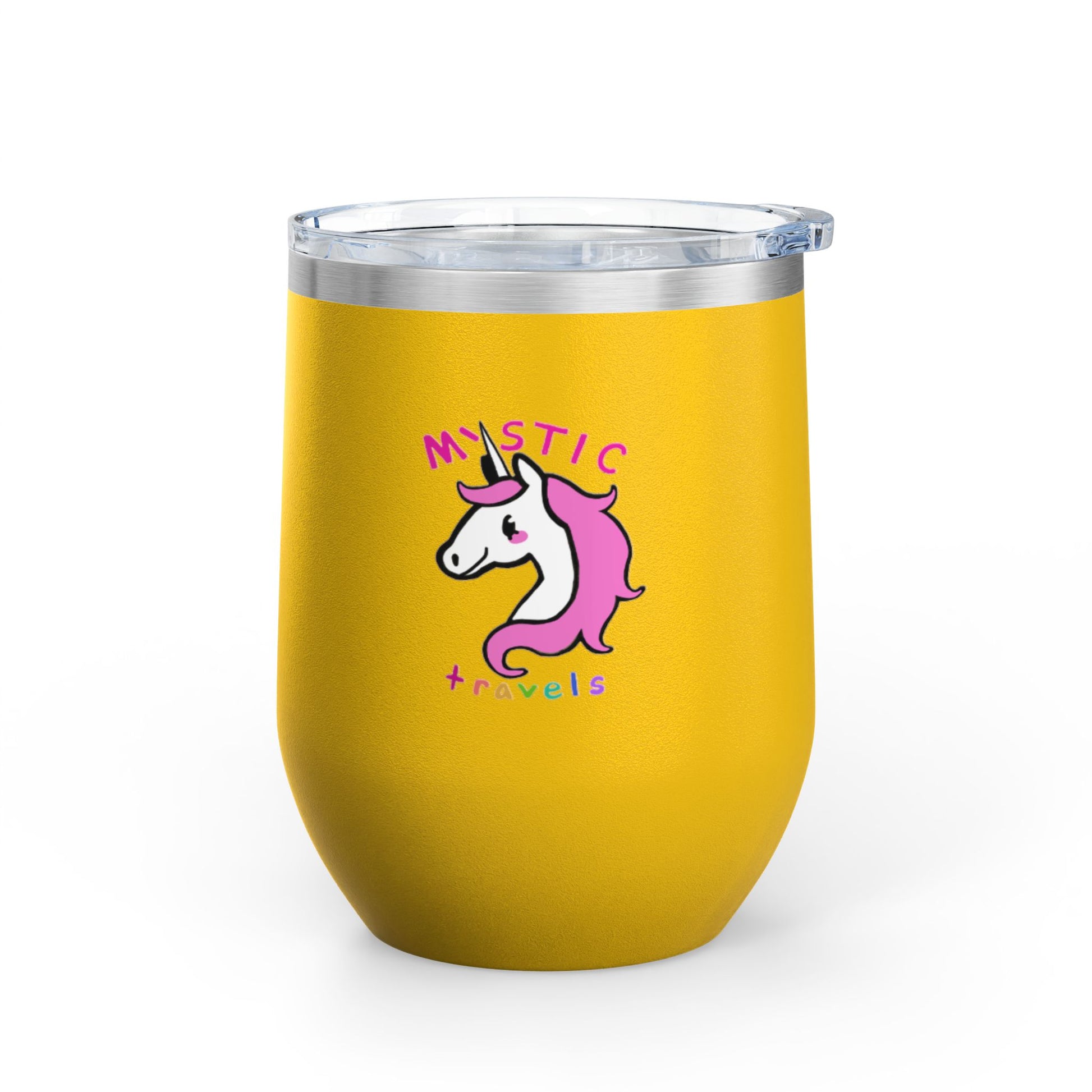Mystic Unicorn Wine Tumbler, Magical Drinkware for Celebration, Cute Gift for Wine Lovers, Adventure Companion, Unique Party Favor