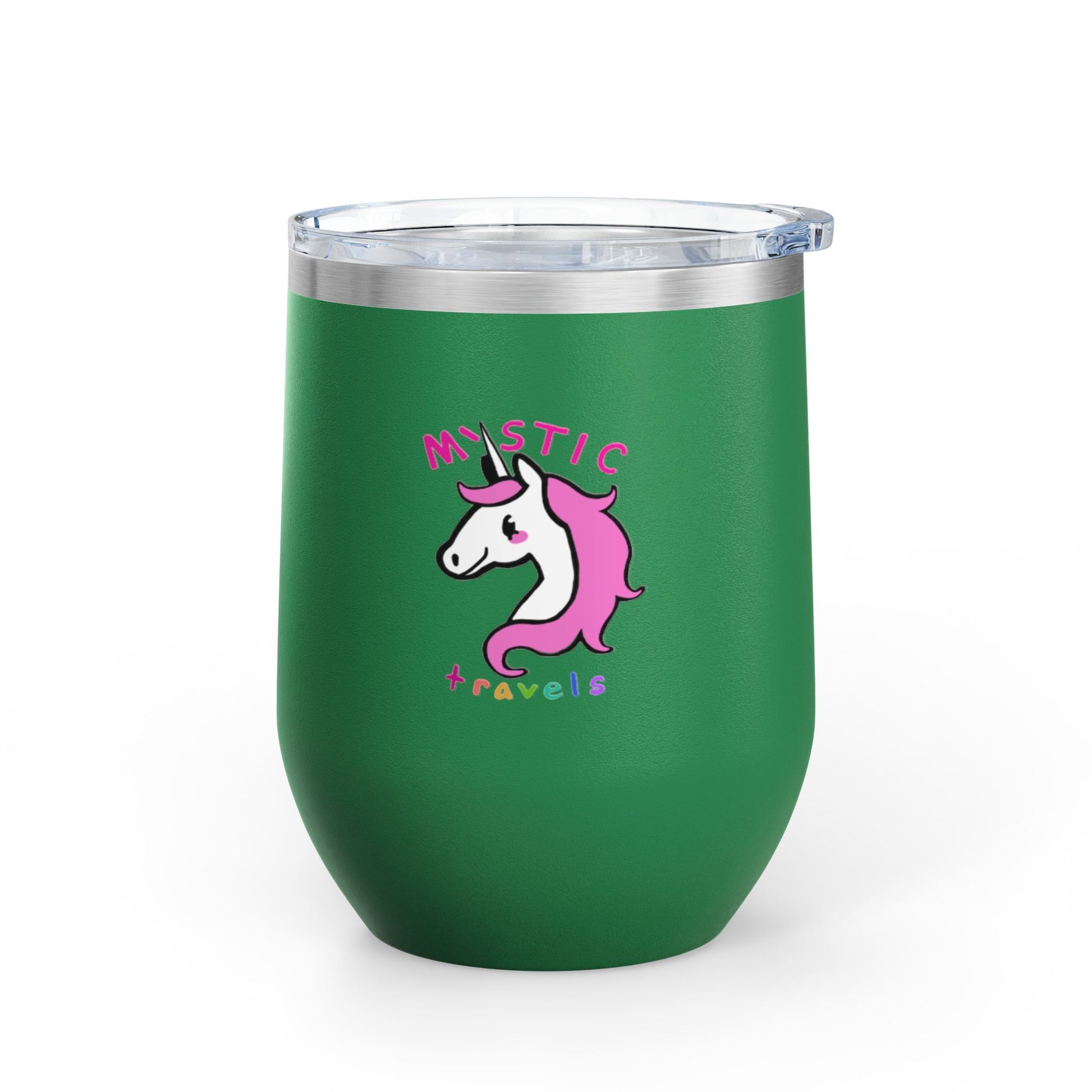 Mystic Unicorn Wine Tumbler, Magical Drinkware for Celebration, Cute Gift for Wine Lovers, Adventure Companion, Unique Party Favor