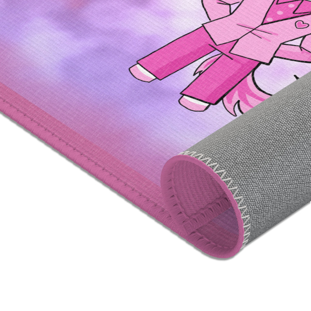 Whimsical Unicorn Area Rug, Kids Room Decor, Playroom Accessory, Unique Home Accents, Birthday Gift