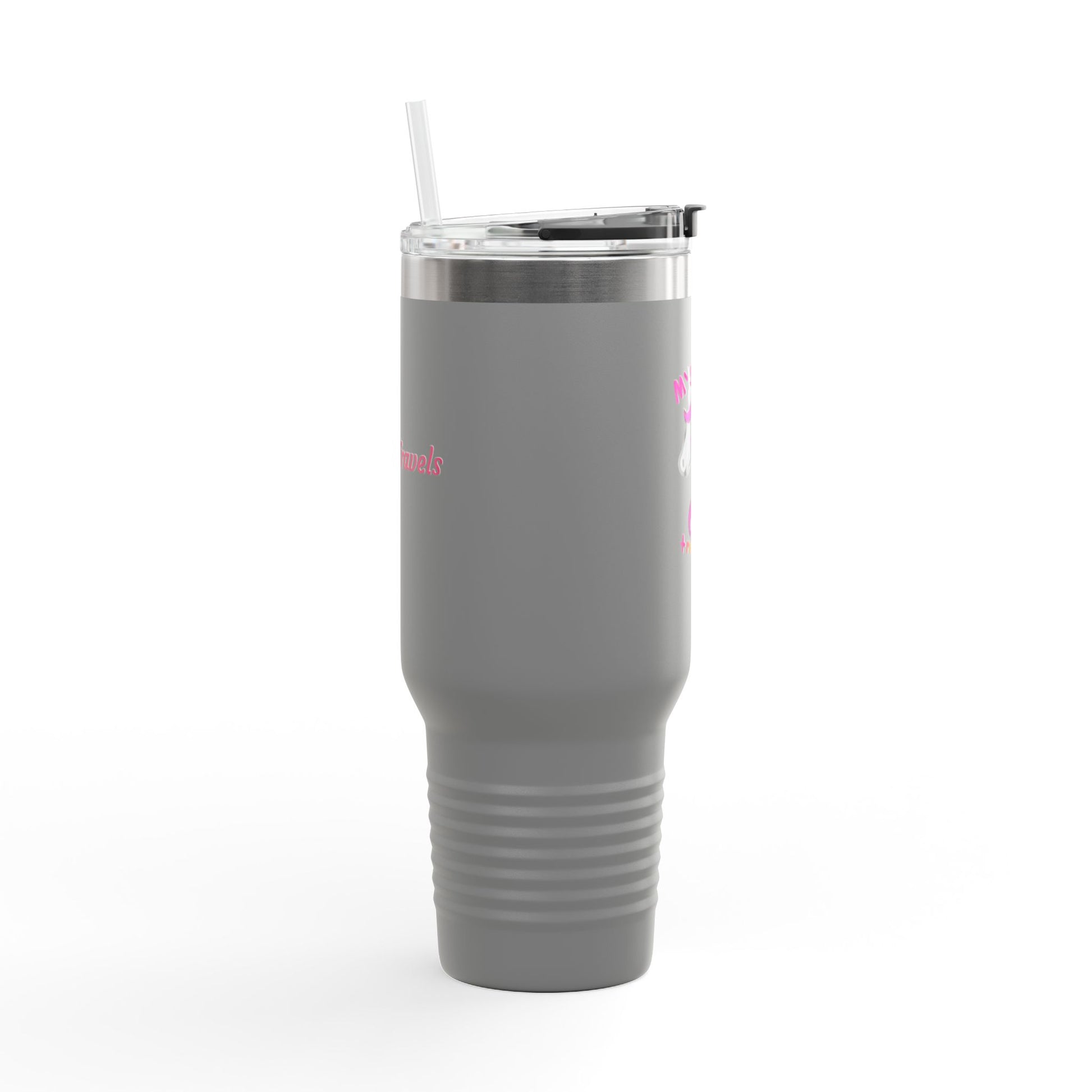 Whimsical Unicorn Insulated Travel Mug | 40oz Tumbler for Adventurers, Perfect Gift for Travelers, Unique Unicorn Mug, Cute Drinkware