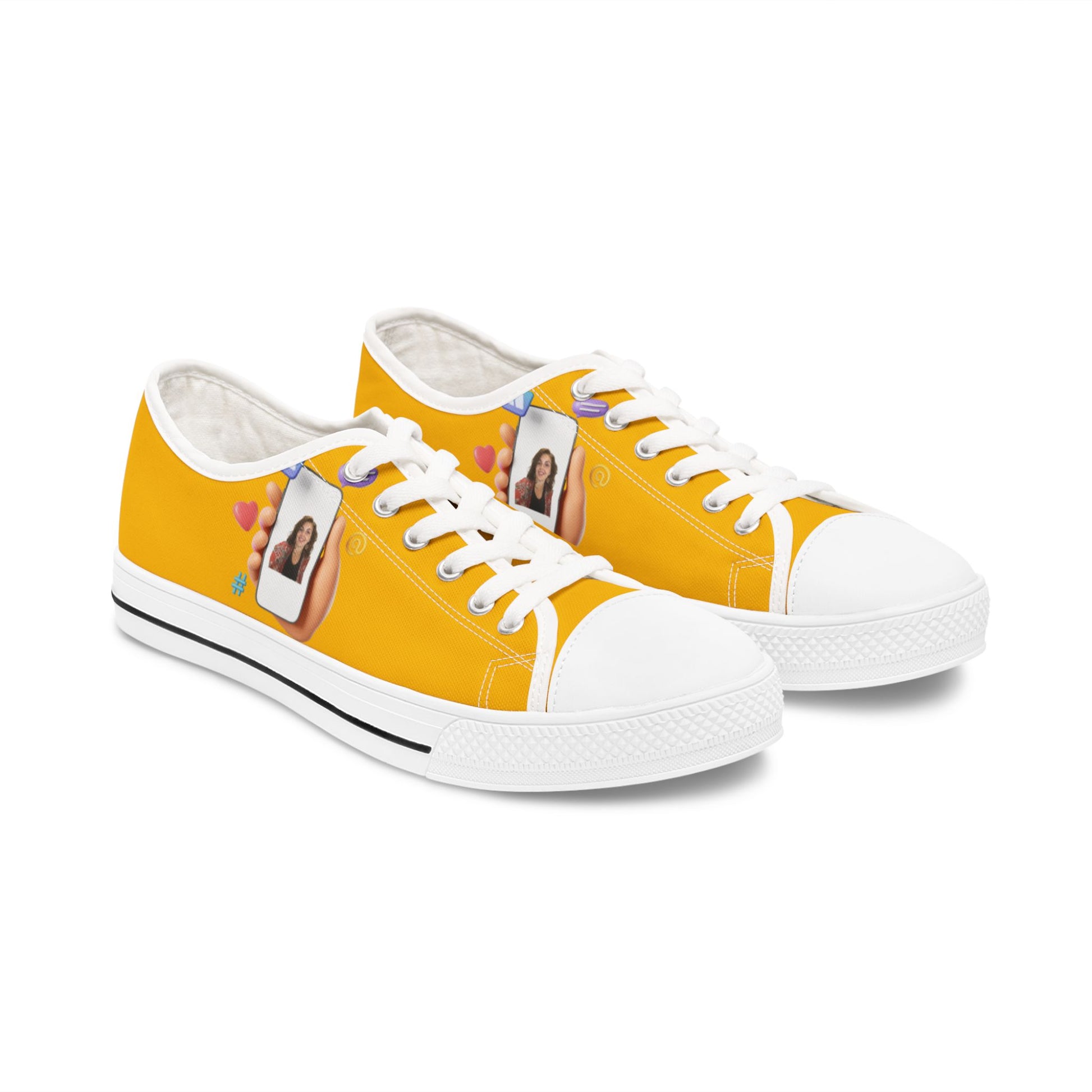 Vibrant Women's Low Top Sneakers, Customizable Casual Shoes, Perfect for Everyday Wear, Unique Gifts for Her, Stylish Sneakers, Ideal [...]