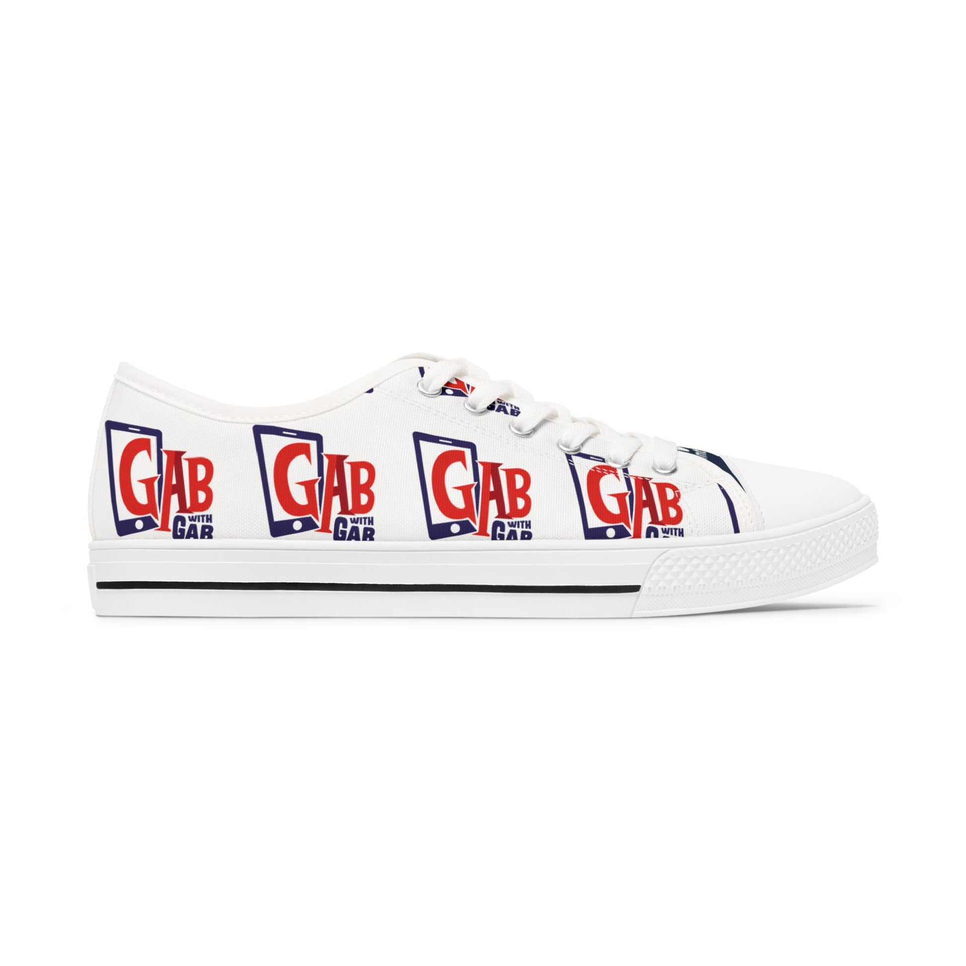 Custom Women's Low Top Sneakers - Trendy Casual Footwear, Stylish Sneakers, Personalized Skate Shoes, Unique Gifts, Everyday Comfort