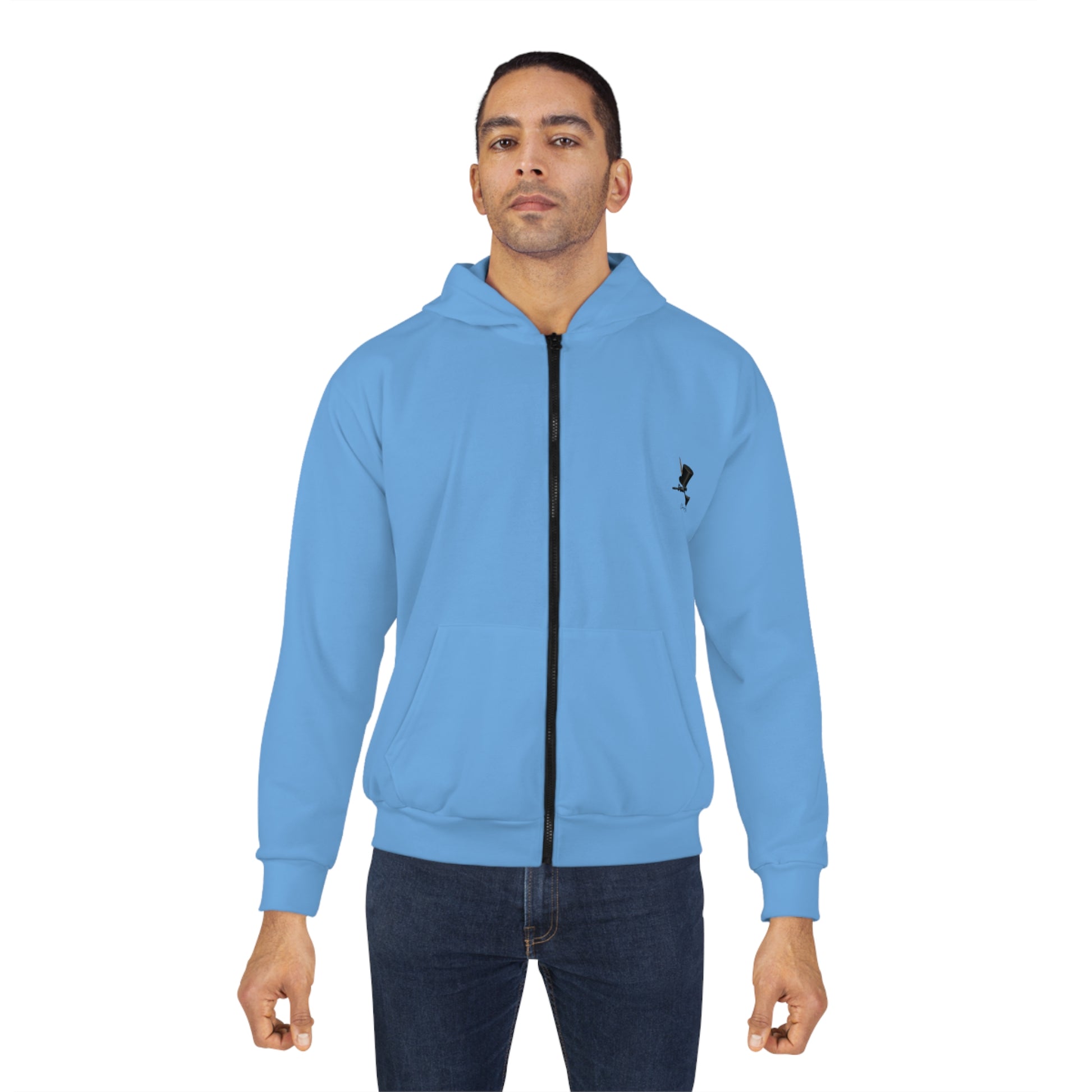 Stylish Unisex Zip Hoodie with Artistic Design, Vibrant Comfort for Casual Wear, Perfect for Gifts, Everyday Use, Hooded Fashion