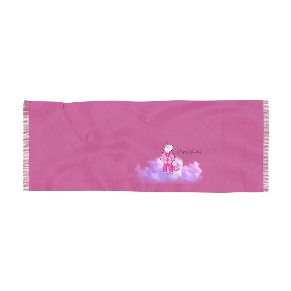 Charming Light Scarf with Cute Bear Design, Cozy Wrap for Spring, Summer, or Fall, Gift for Friends, Casual Accessory, Cloud Theme