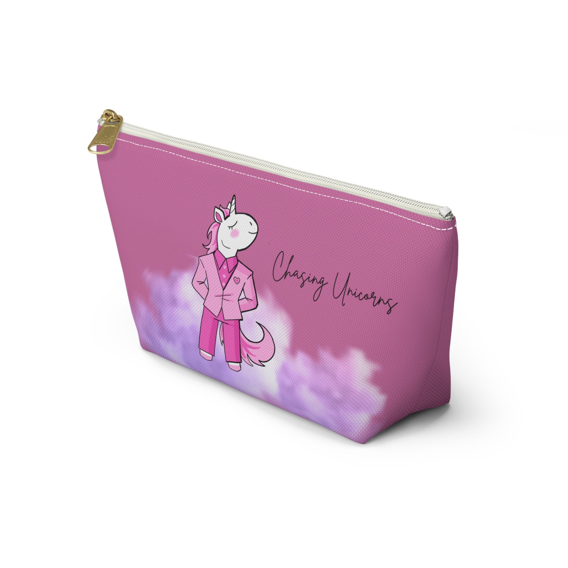 Chic Accessory Pouch, Trendy Makeup Bag, Travel Organizer, Cute Gift for Her, Fun Unicorn Design, Beach Vibe Essentials