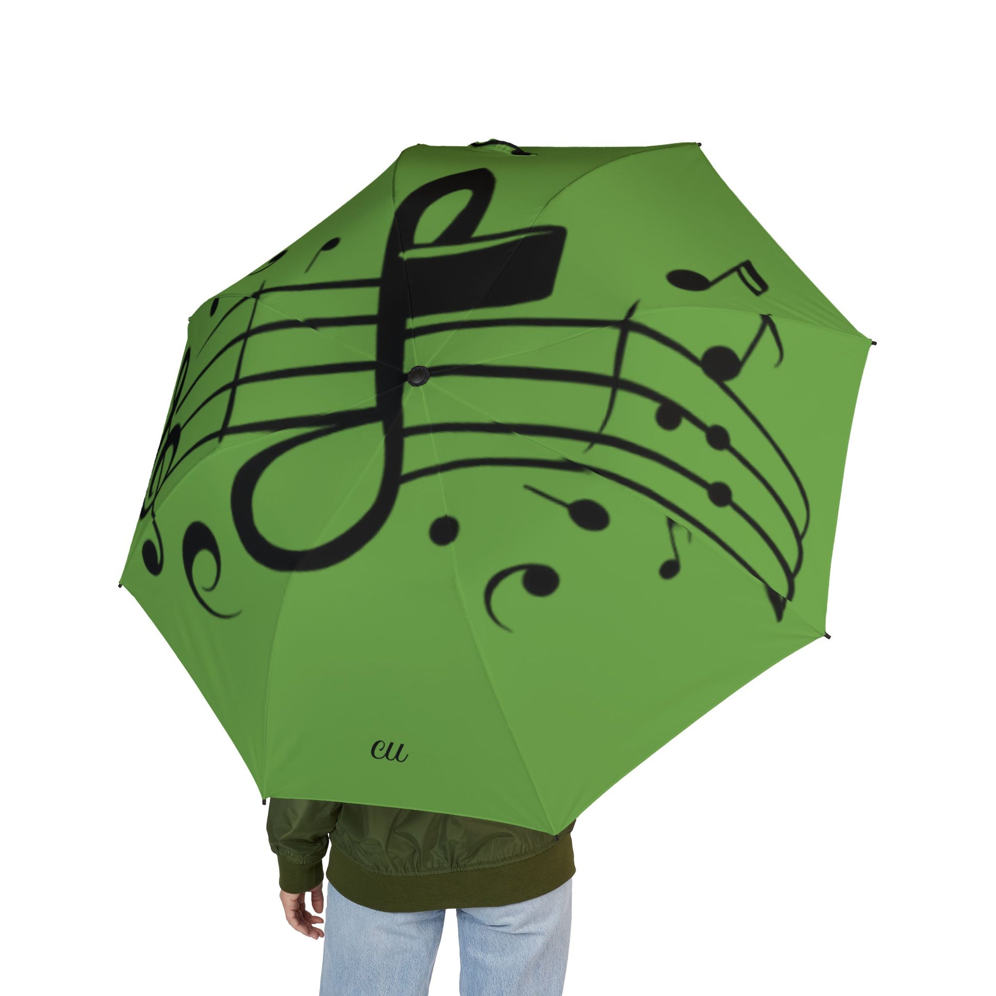 Musical Notes Umbrella - Foldable, Compact, Wind-Resistant Design, Perfect for Music Lovers, Ideal for Gifting on Birthdays, [...]