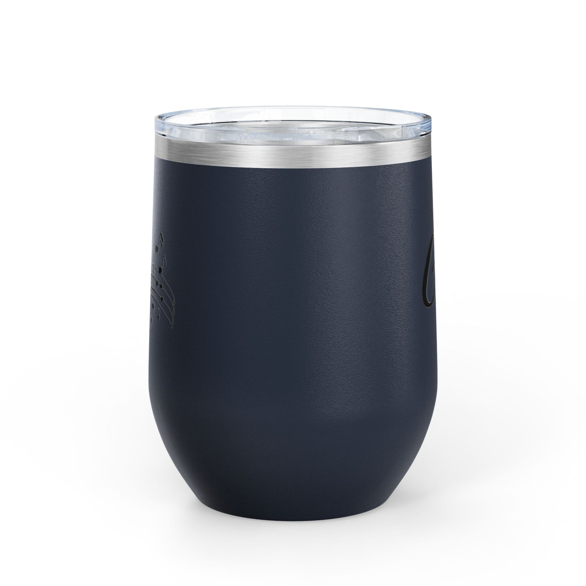 Musical Wine Tumbler, 12oz | Perfect Gift for Music Lovers, Birthday, Concerts, Parties, Home Bar Decor, Stainless Steel