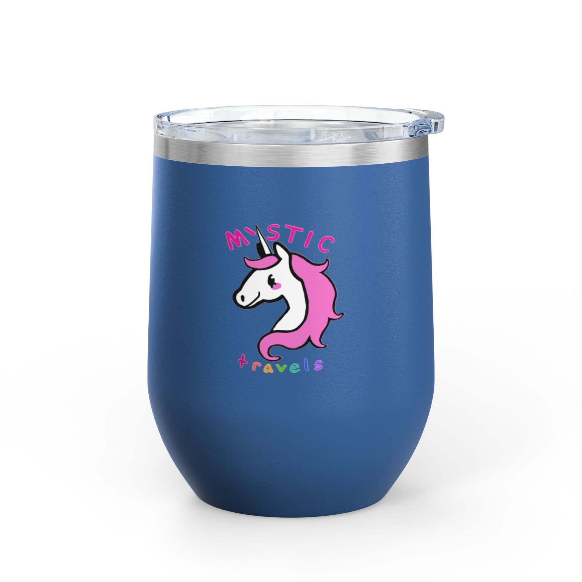 Mystic Unicorn Wine Tumbler, Magical Drinkware for Celebration, Cute Gift for Wine Lovers, Adventure Companion, Unique Party Favor