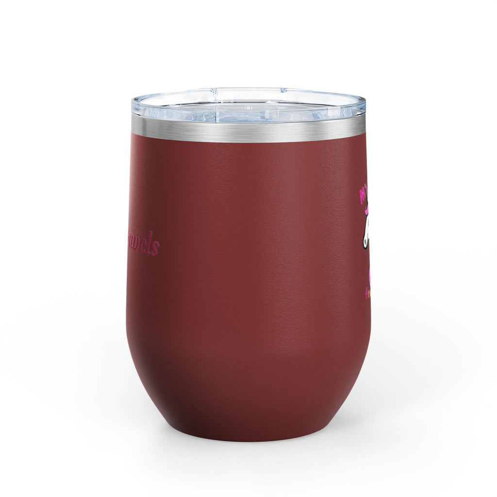 Mystic Unicorn Wine Tumbler, Magical Drinkware for Celebration, Cute Gift for Wine Lovers, Adventure Companion, Unique Party Favor