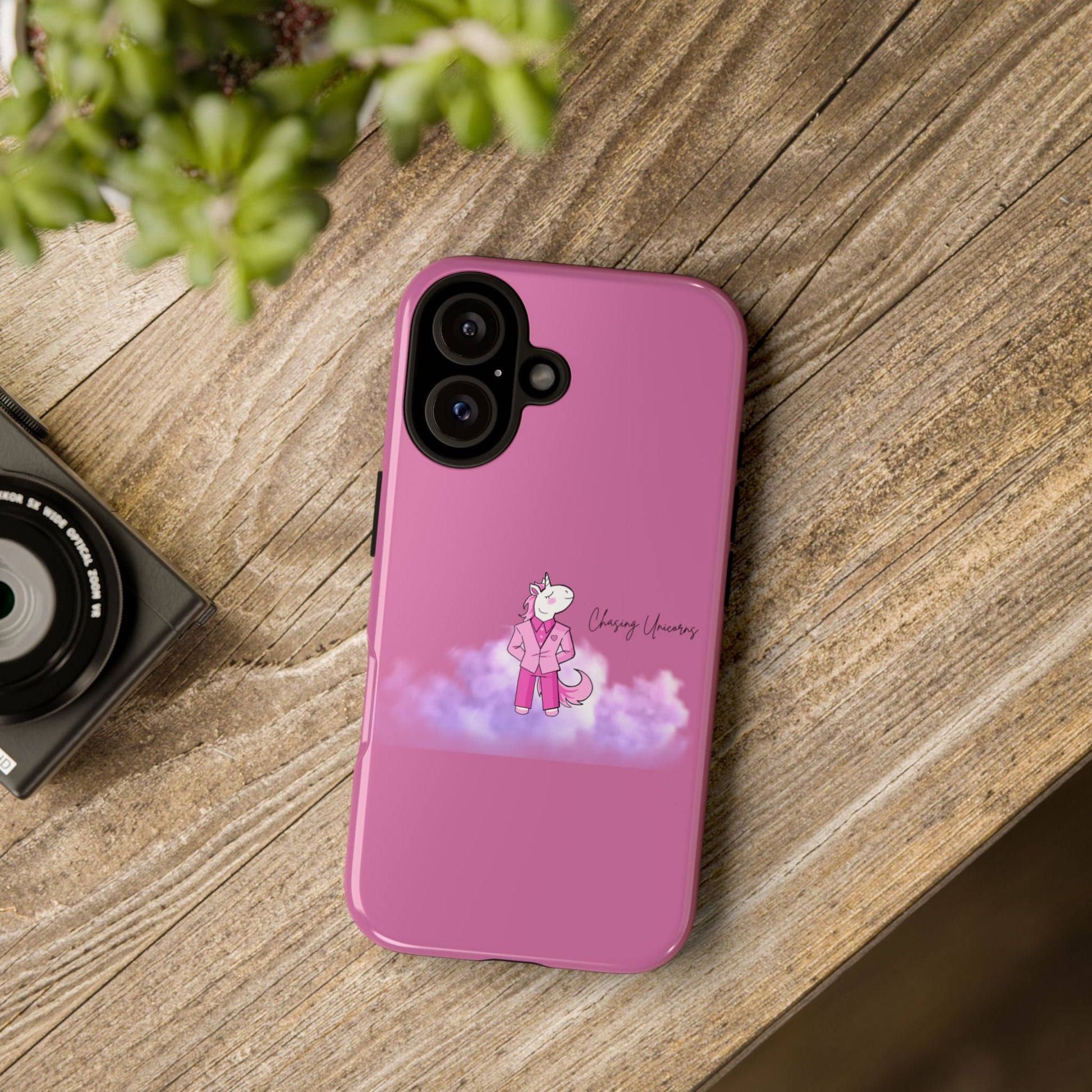 Pink Unicorn Phone Case, Cute Unicorn Cell Phone Cover, Kawaii Style Gift, Girls' Phone Accessories, Tough Cases for Protection