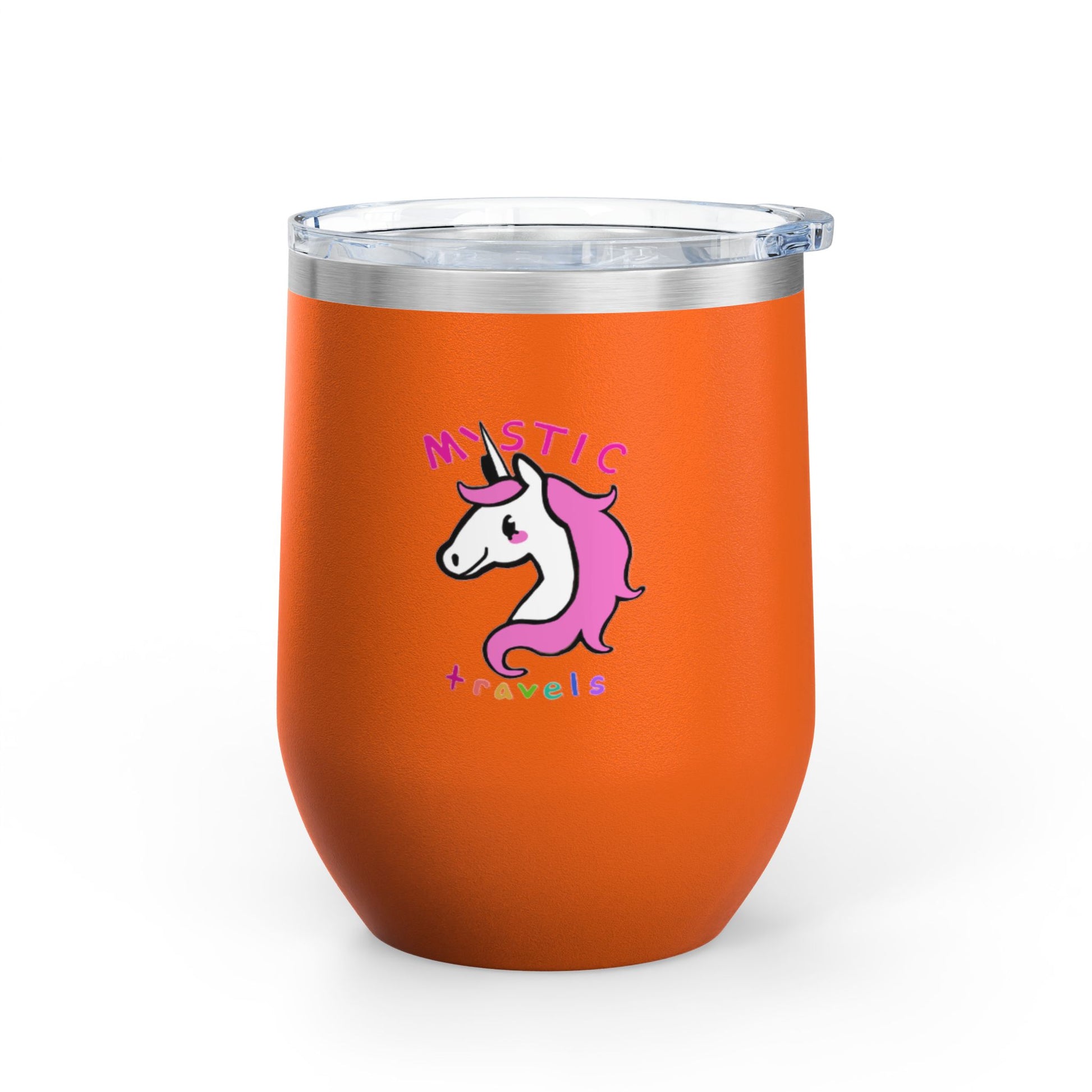 Mystic Unicorn Wine Tumbler, Magical Drinkware for Celebration, Cute Gift for Wine Lovers, Adventure Companion, Unique Party Favor