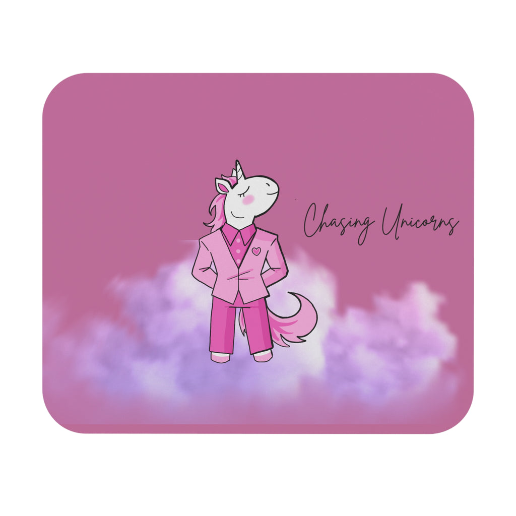 Chasing Unicorns Mouse Pad - Whimsical Desk Accessory for Dreamers, Perfect Gift for Gamers, Teens, and Office Use!