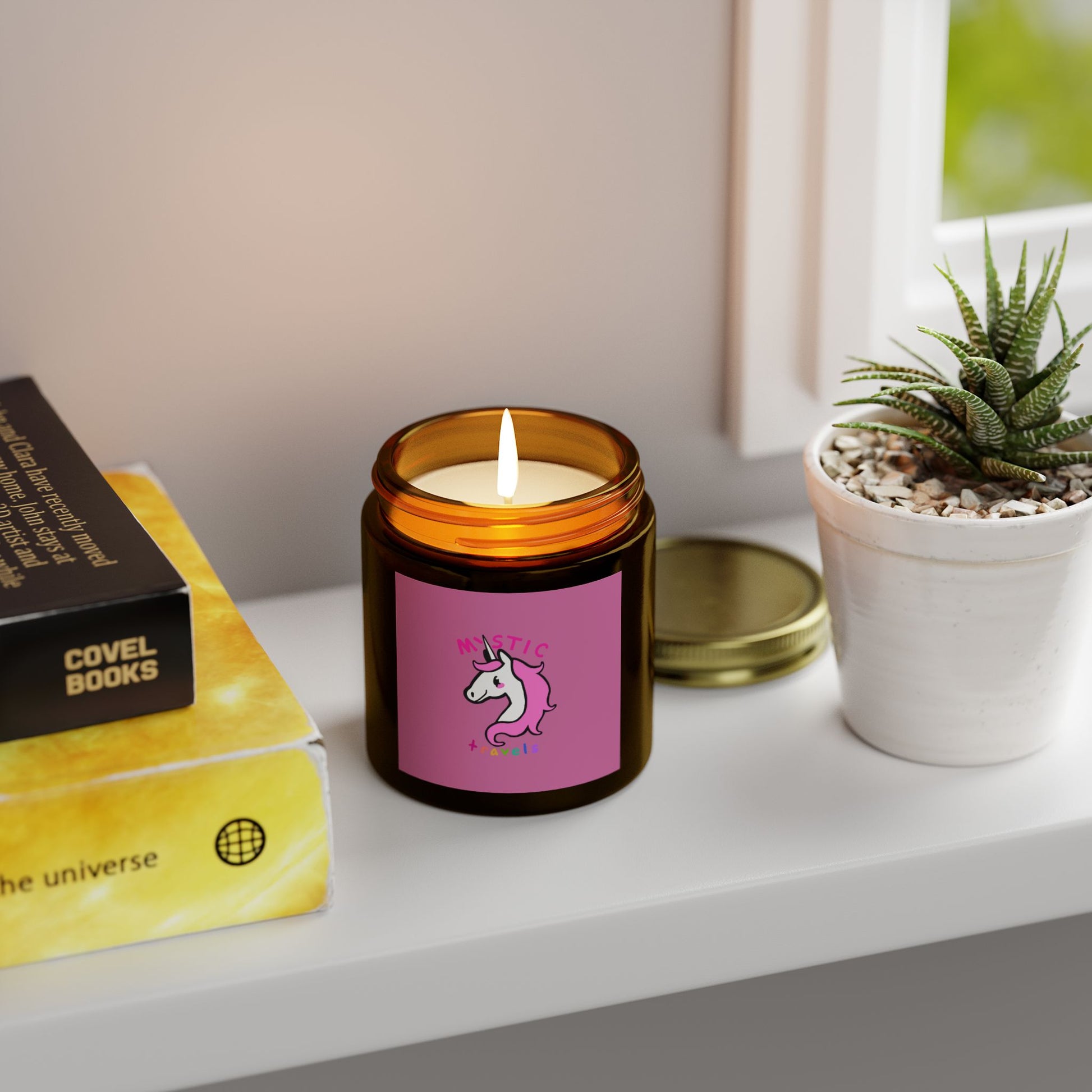 Mystic Unicorn Scented Candles | Coconut Apricot Wax | Magical Home Decor, Relaxation Gifts, Birthday Party Favors, Cozy Nights, [...]