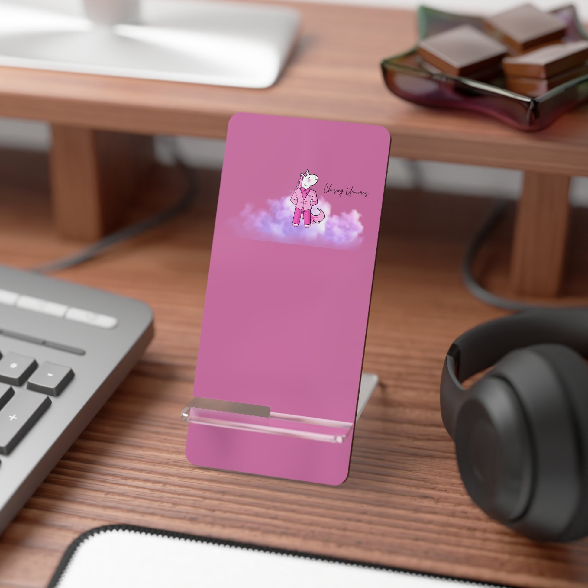 Cute Unicorn Mobile Phone Stand, Desk Organizer, Phone Holder, Gift for Kids, Study Supplies, Unique Decor